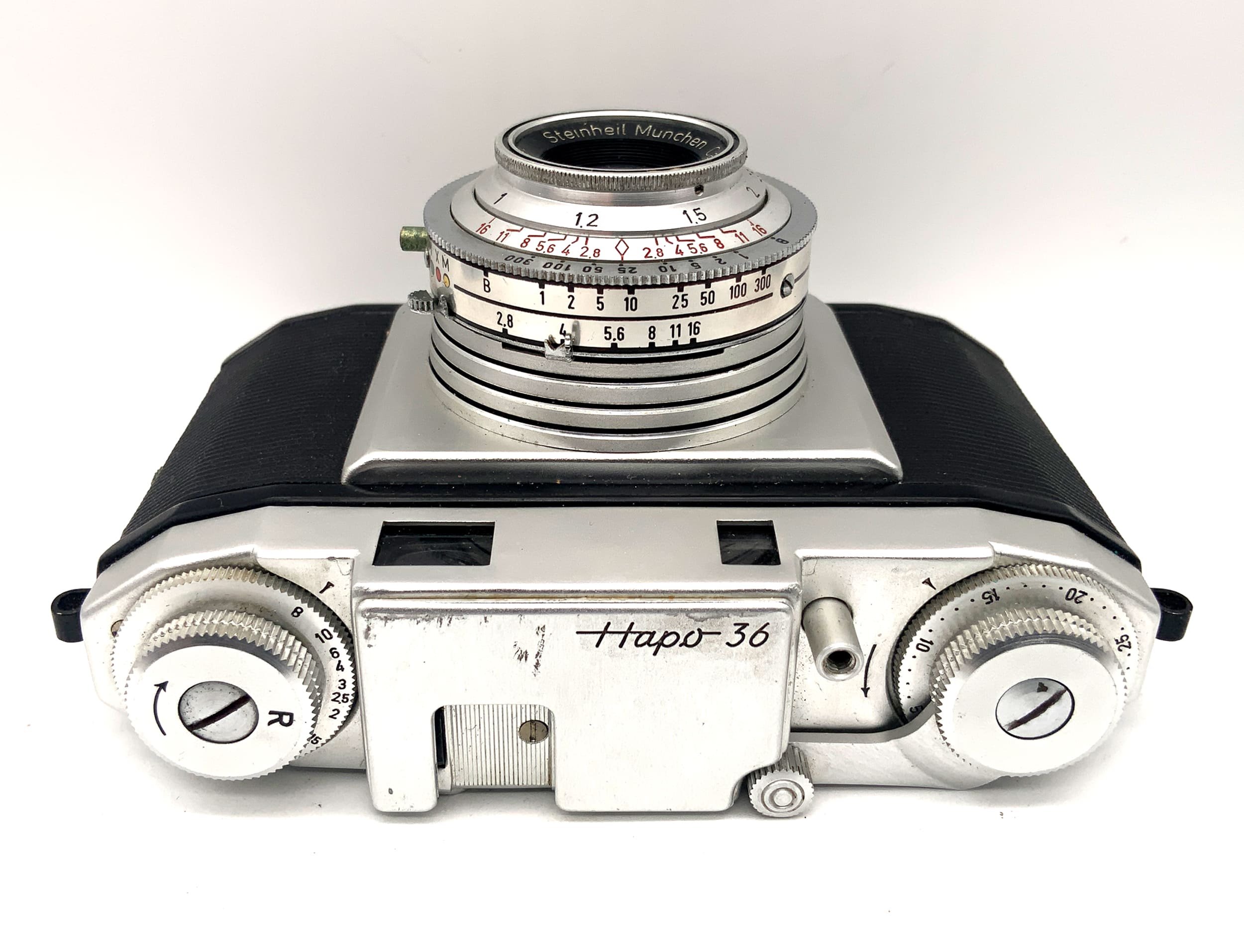 Hapo 36 Sucherkamera mit Cassar 1:2.8/45mm Prontor-SVS Analogkamera