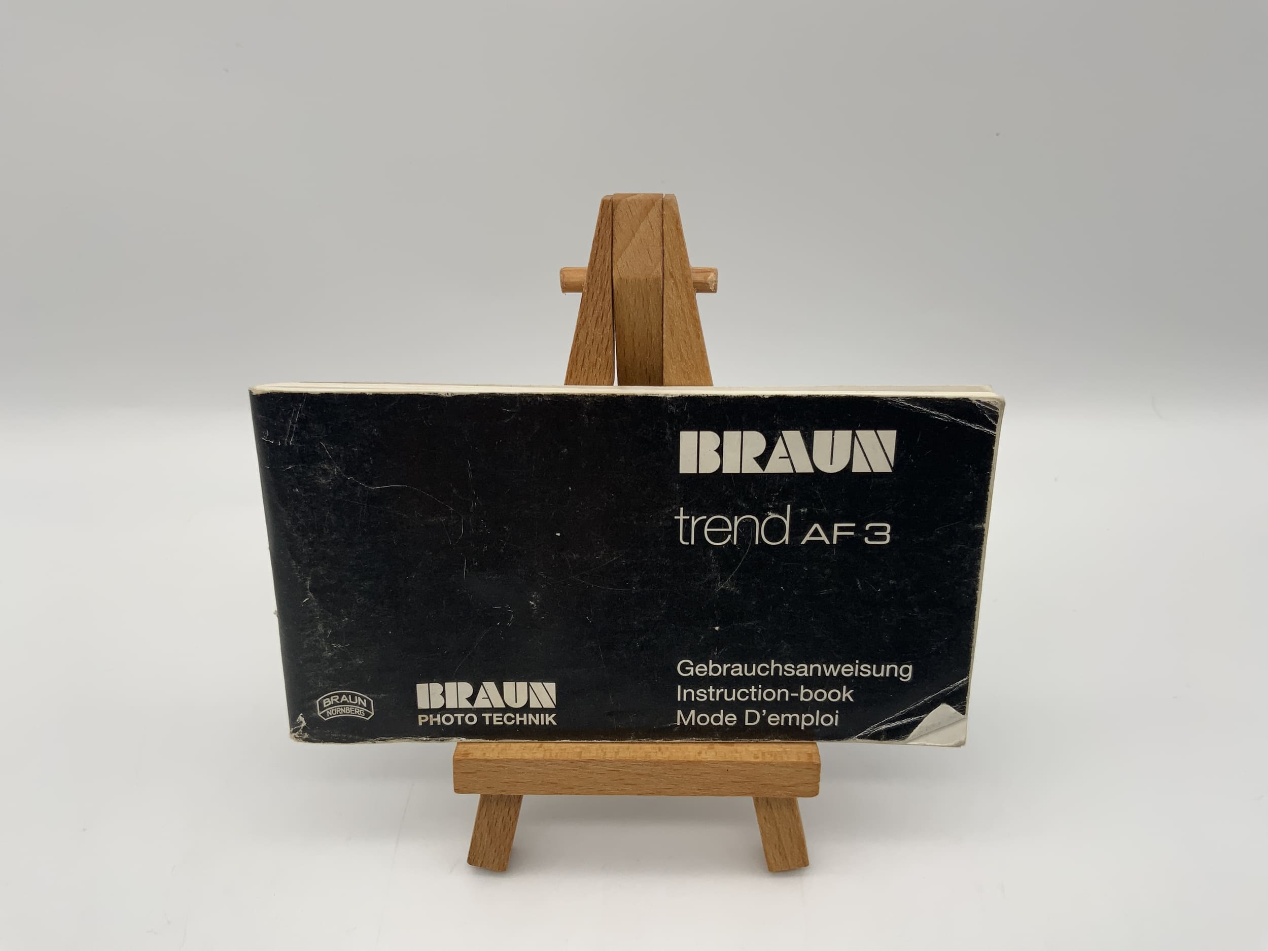 Braun trend AF3 Bedienungsanleitung Deutsch Gebrauchsanweisung Magazin