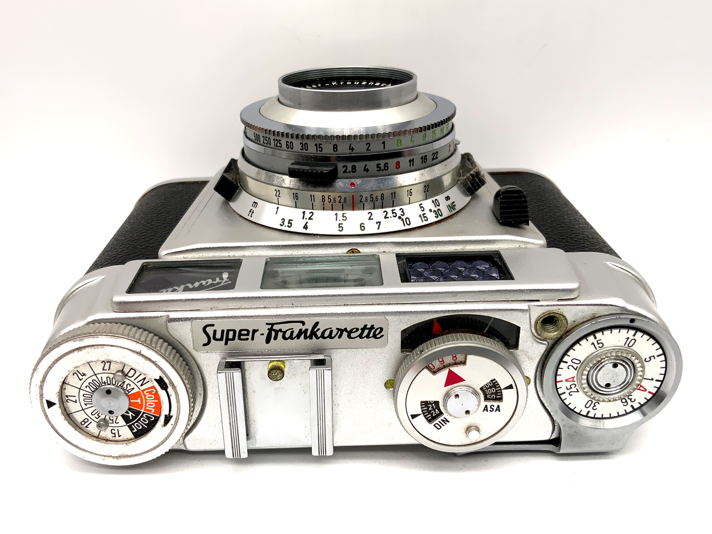 Franka Super Frankarette Sucherkamera mit Xenar 1:2.8/45 Prontor-SVS