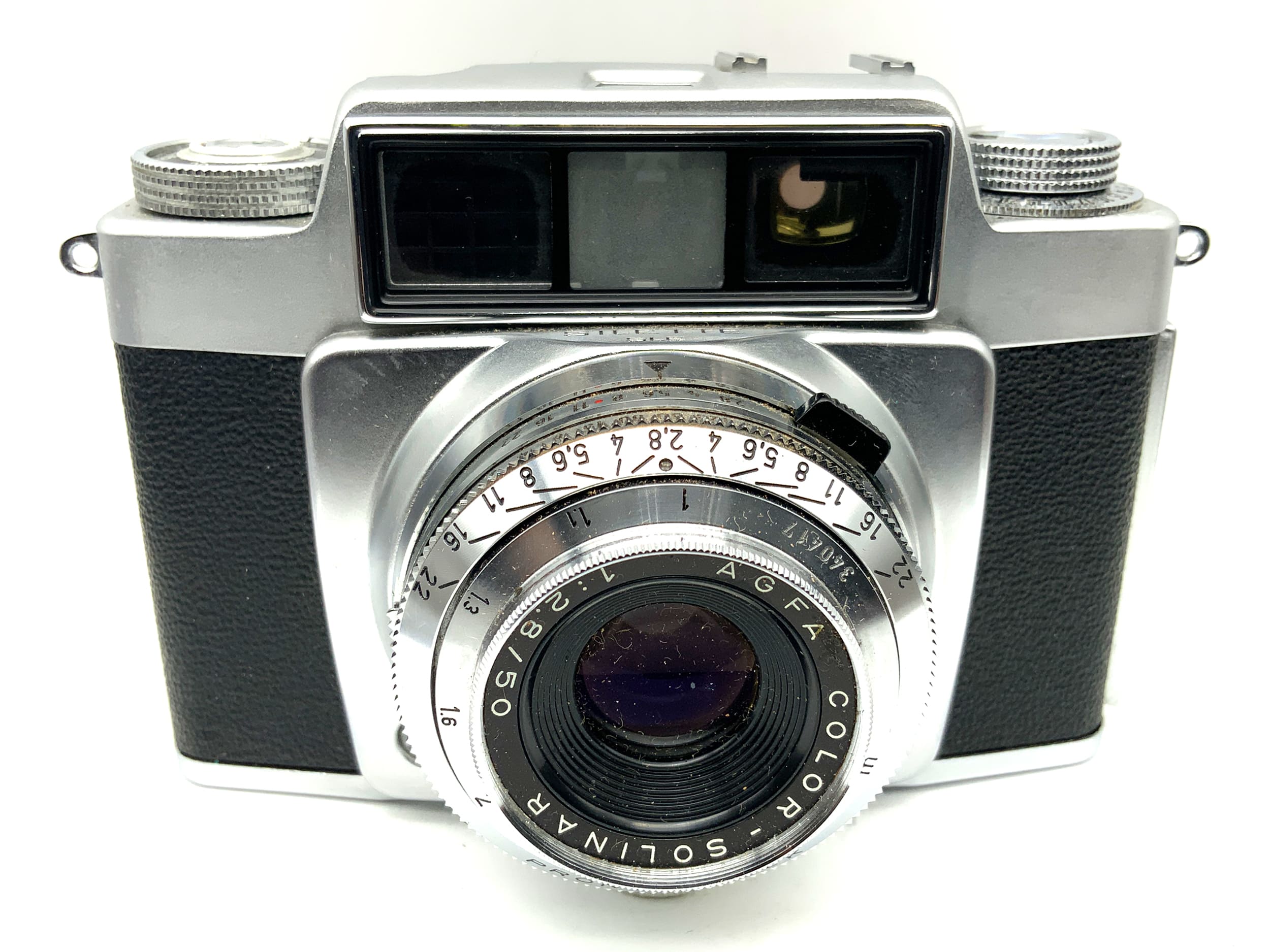 Agfa Silette SLE Sucherkamera mit Color-Solinar 1:2.8/50 Prontor SLK