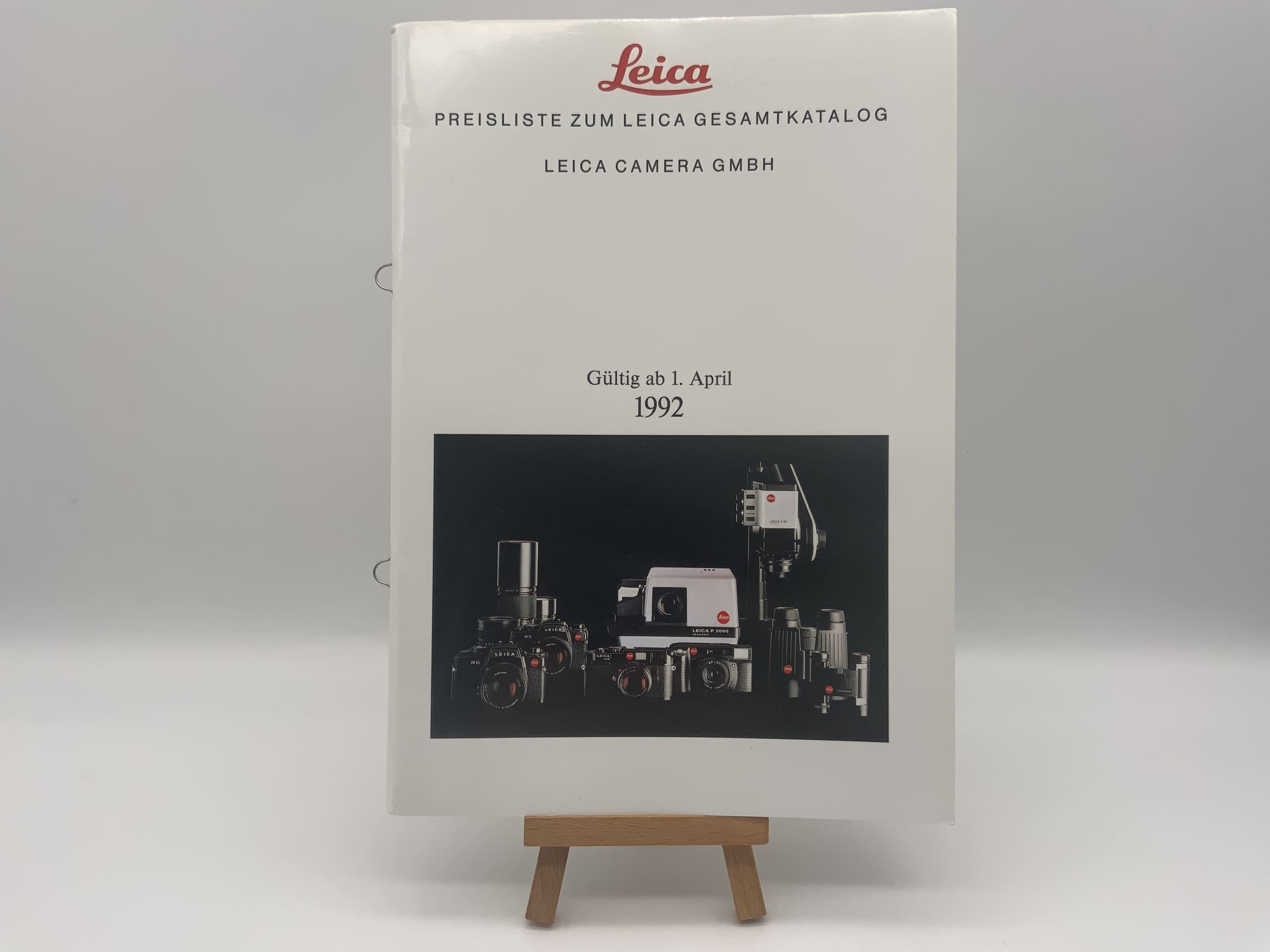 Leica Preisliste zum Leica Gesamtkatalog ab 1992 Bedienungsanleitung Deutsch
