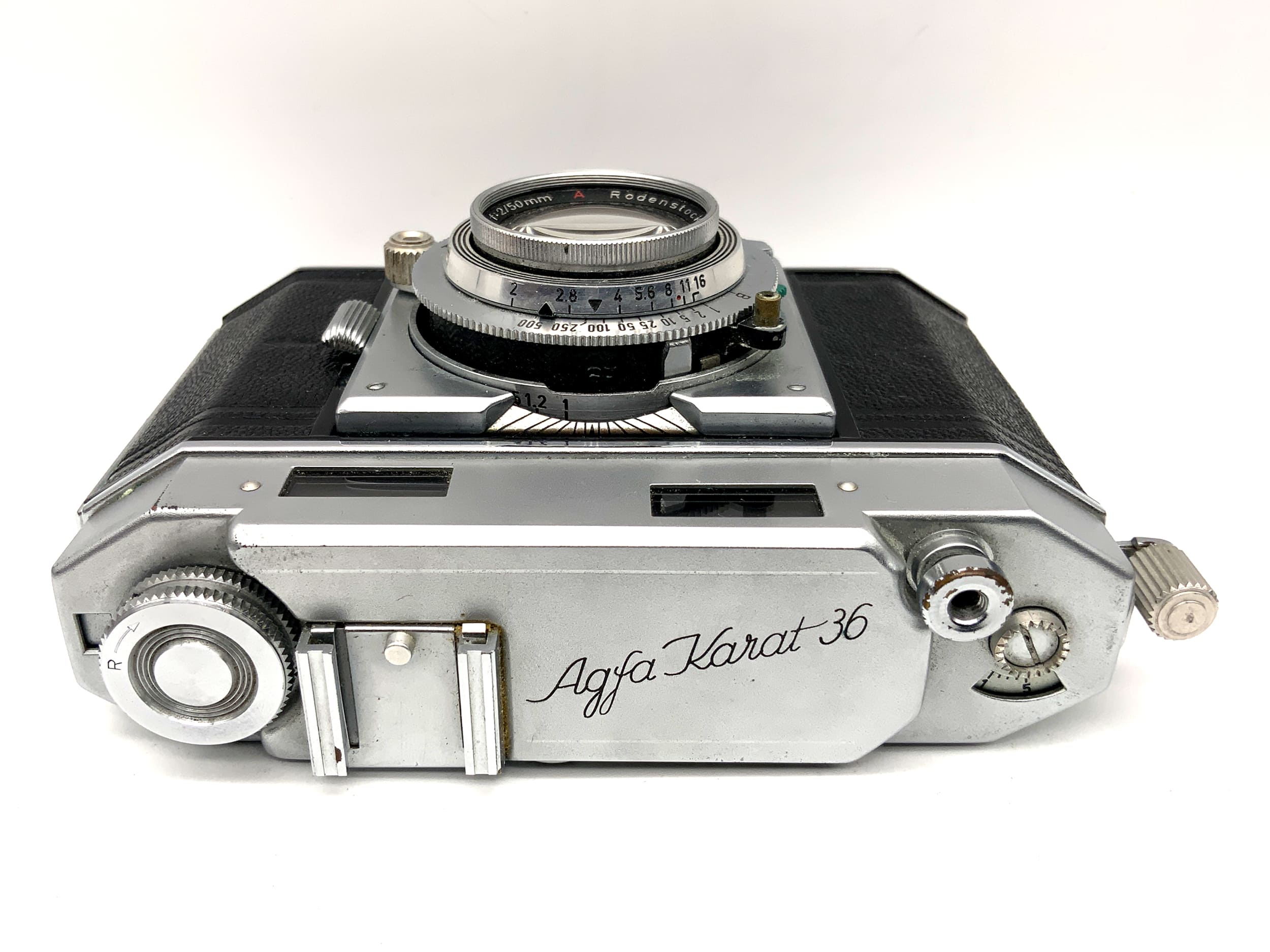 Agfa Karat 36 Sucherkamera Rodenstock Karat-Heligon f:2/ 50mm A Synchro Compur