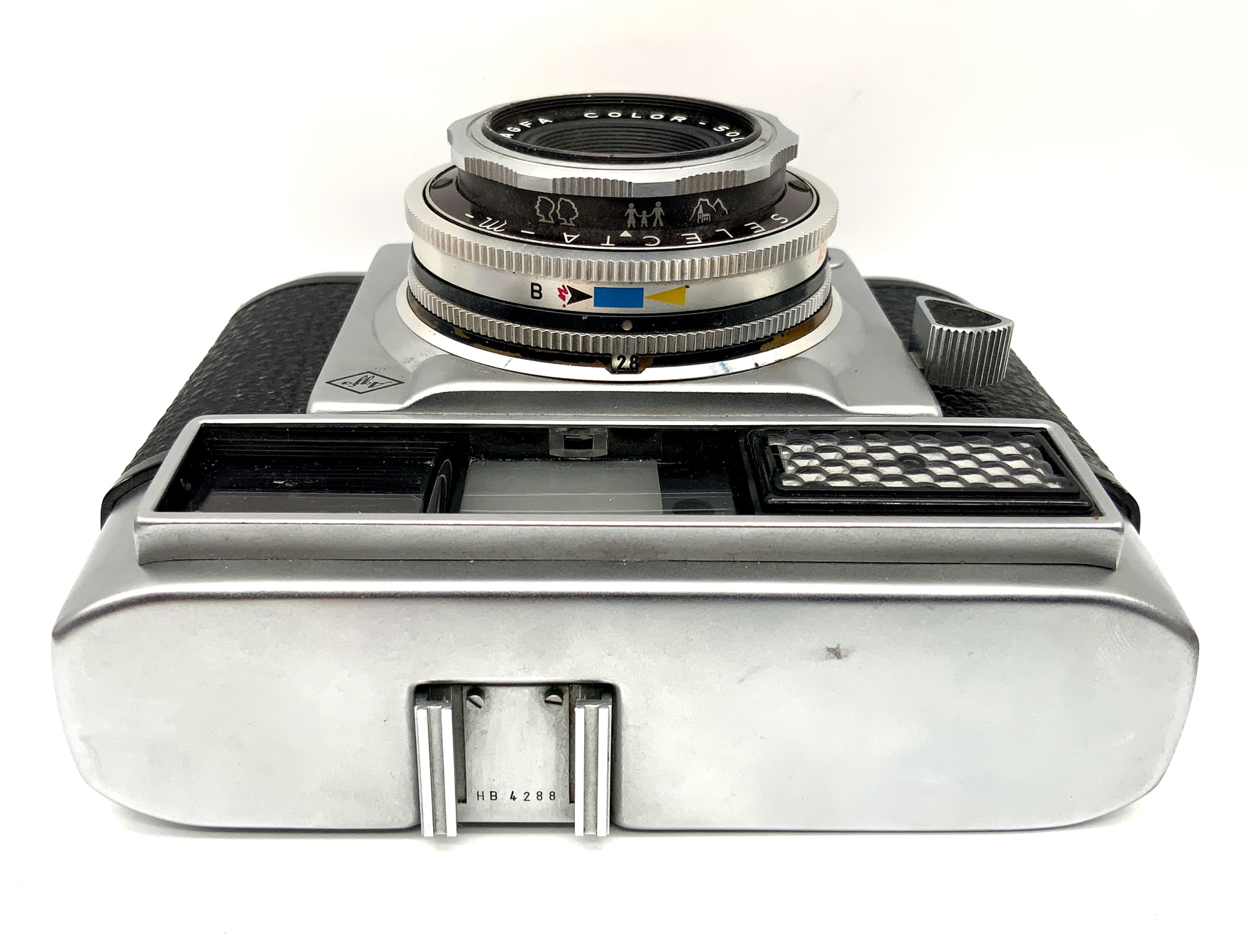 Agfa Selecta-m Messsucherkamera mit Solinar-R 1:2.8/45 Compur Motorantrieb