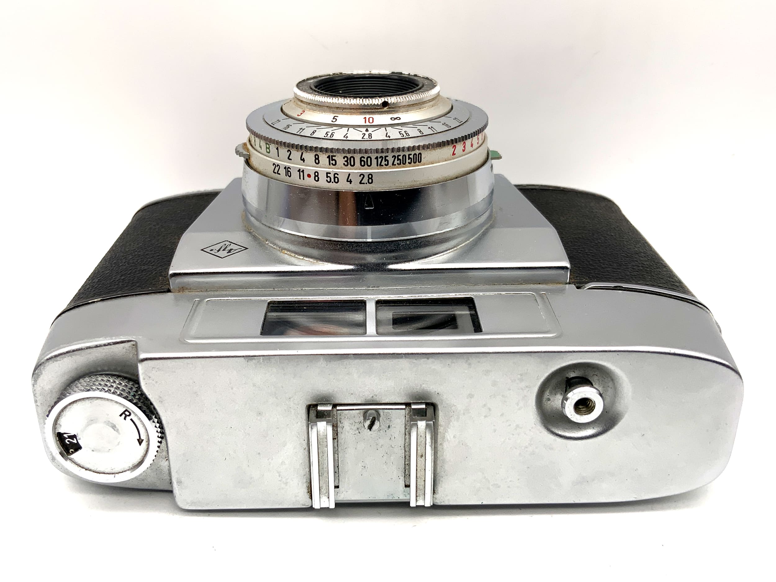 Agfa Silette Sucherkamera mit Color-Solinar 1:2.8/50 Compur-Rapid Analogkamera