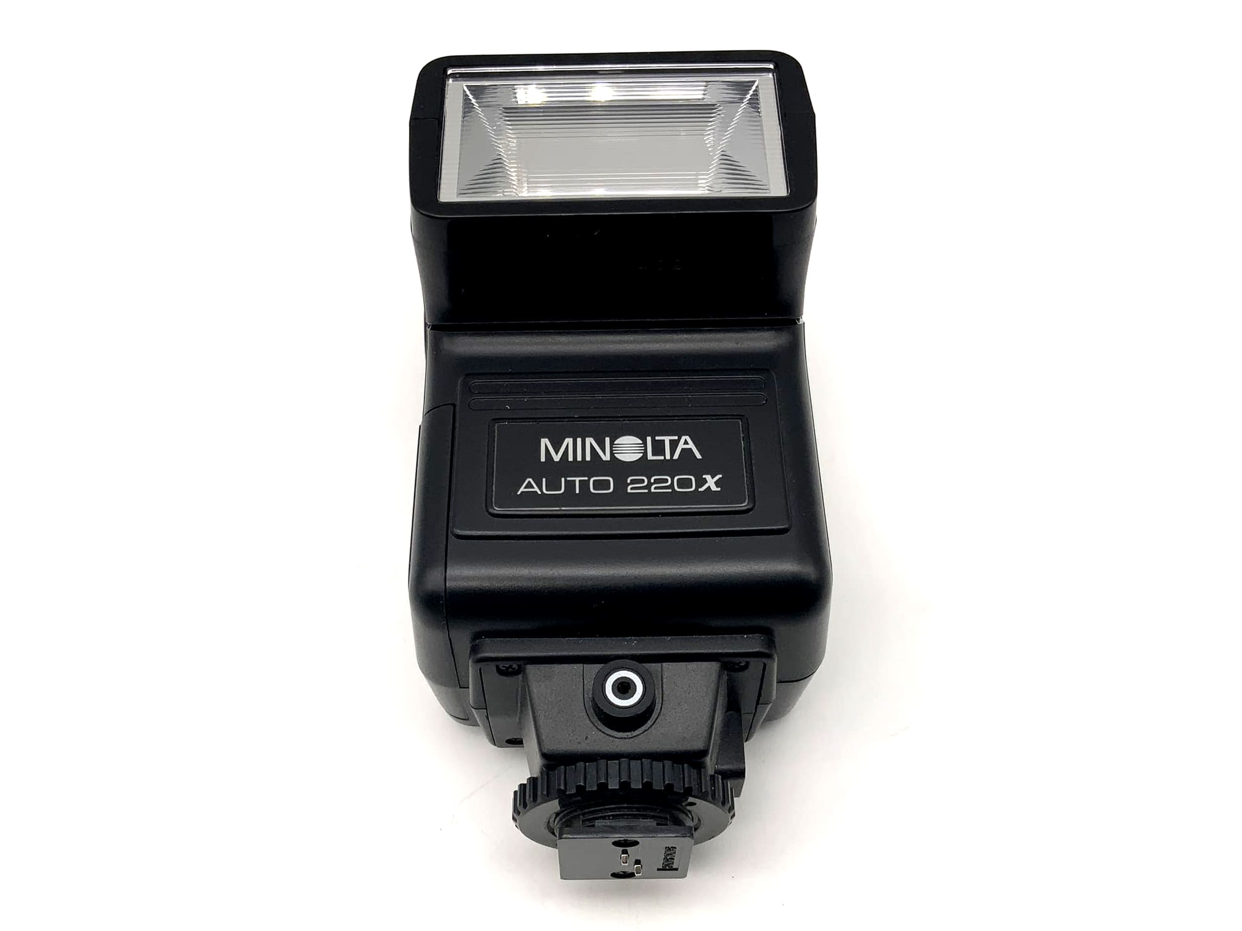 Minolta Auto 220X Blitzgerät Kamera Blitz Aufsteckblitz Flash Licht