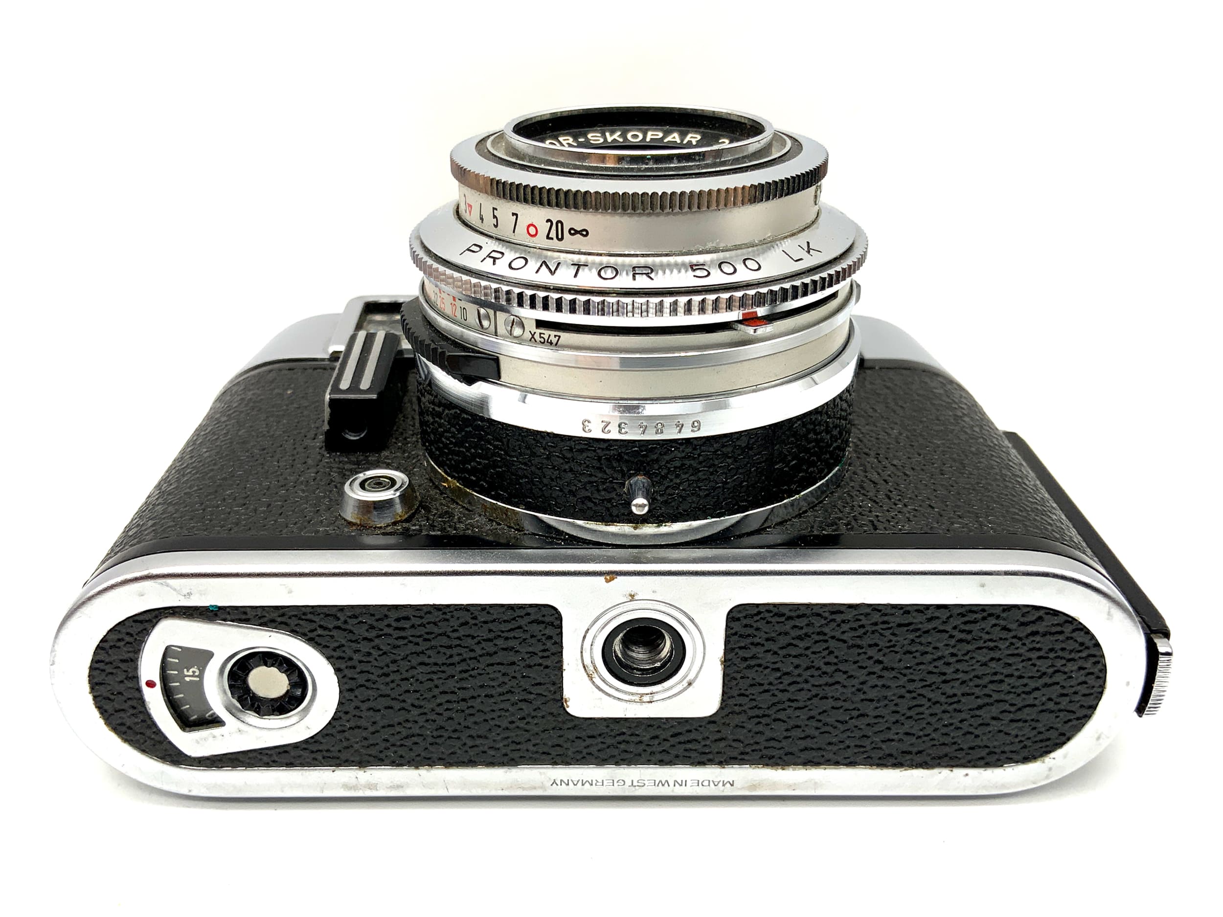 Voigtländer Vito CLR mit Color-Skopar 1:2.8/50 Prontor 500 LK !Beli defekt!