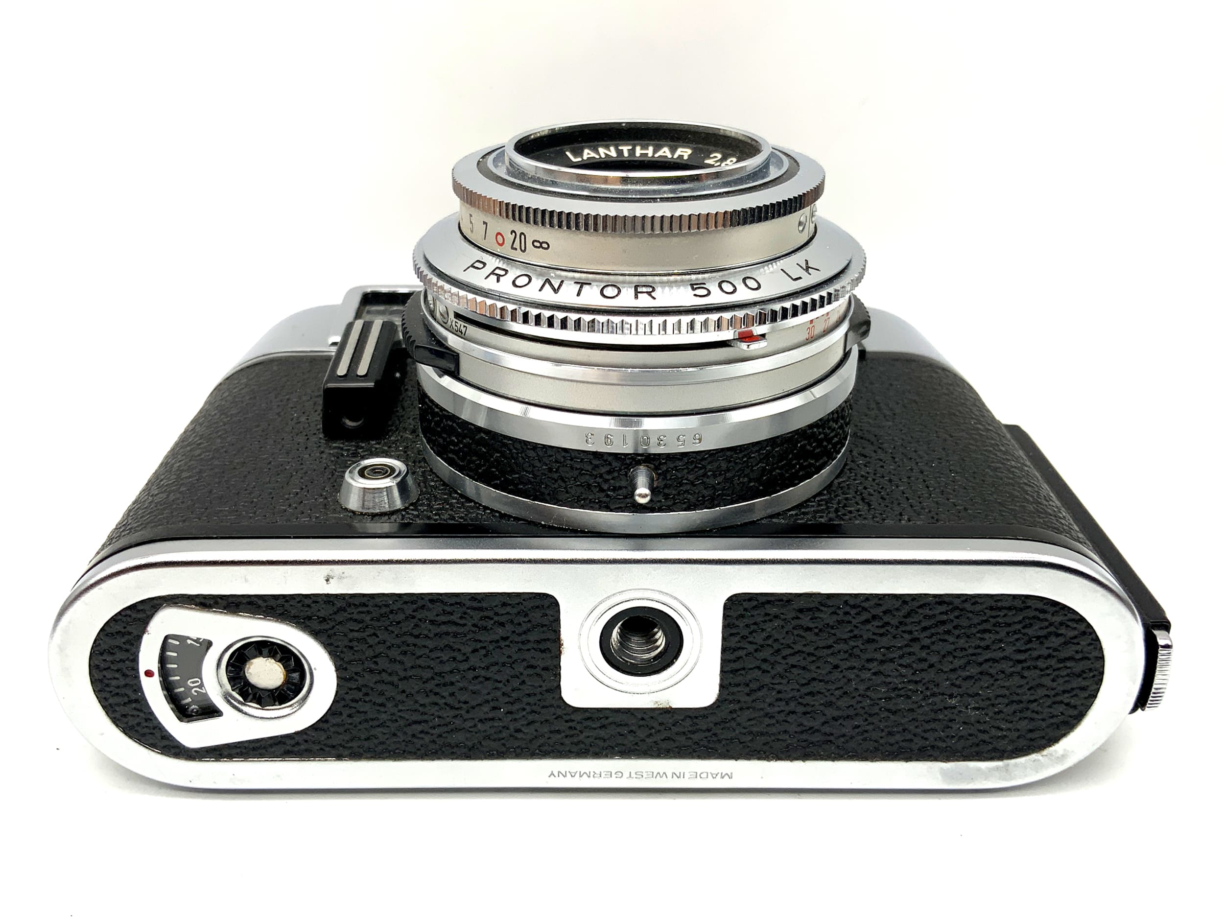 Voigtländer Vito CLR Sucherkamera mit Lanthar 2.8/50 Prontor 500 LK Beli defekt!