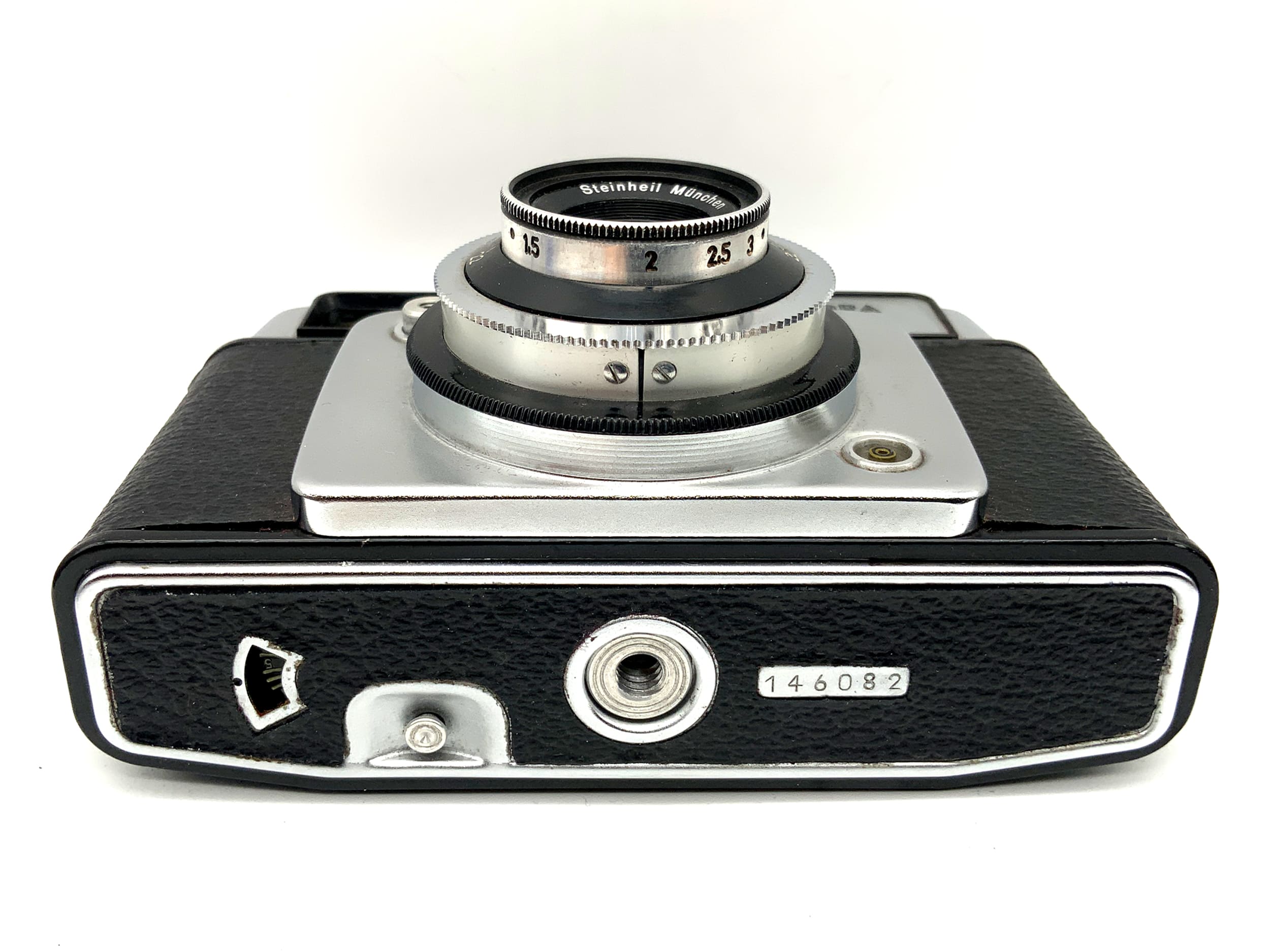 Dacora dignette Sucherkamera mit Steinheil Cassar 1:2.8/45mm !Beli defekt!