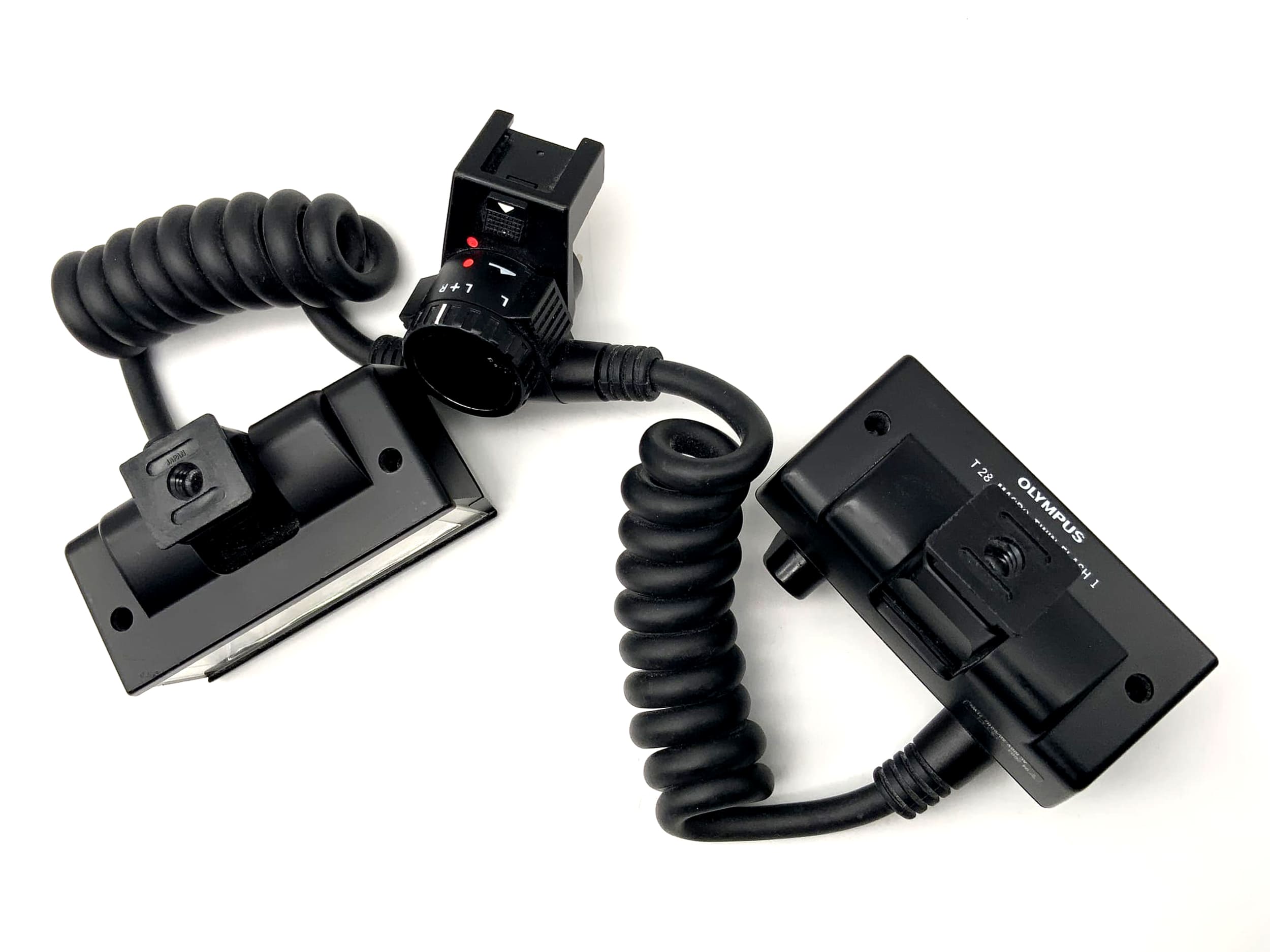 Olympus T28 Macro Twin Flash 1 Blitzgerät Poppel Blitz Kamera Blitz Flash