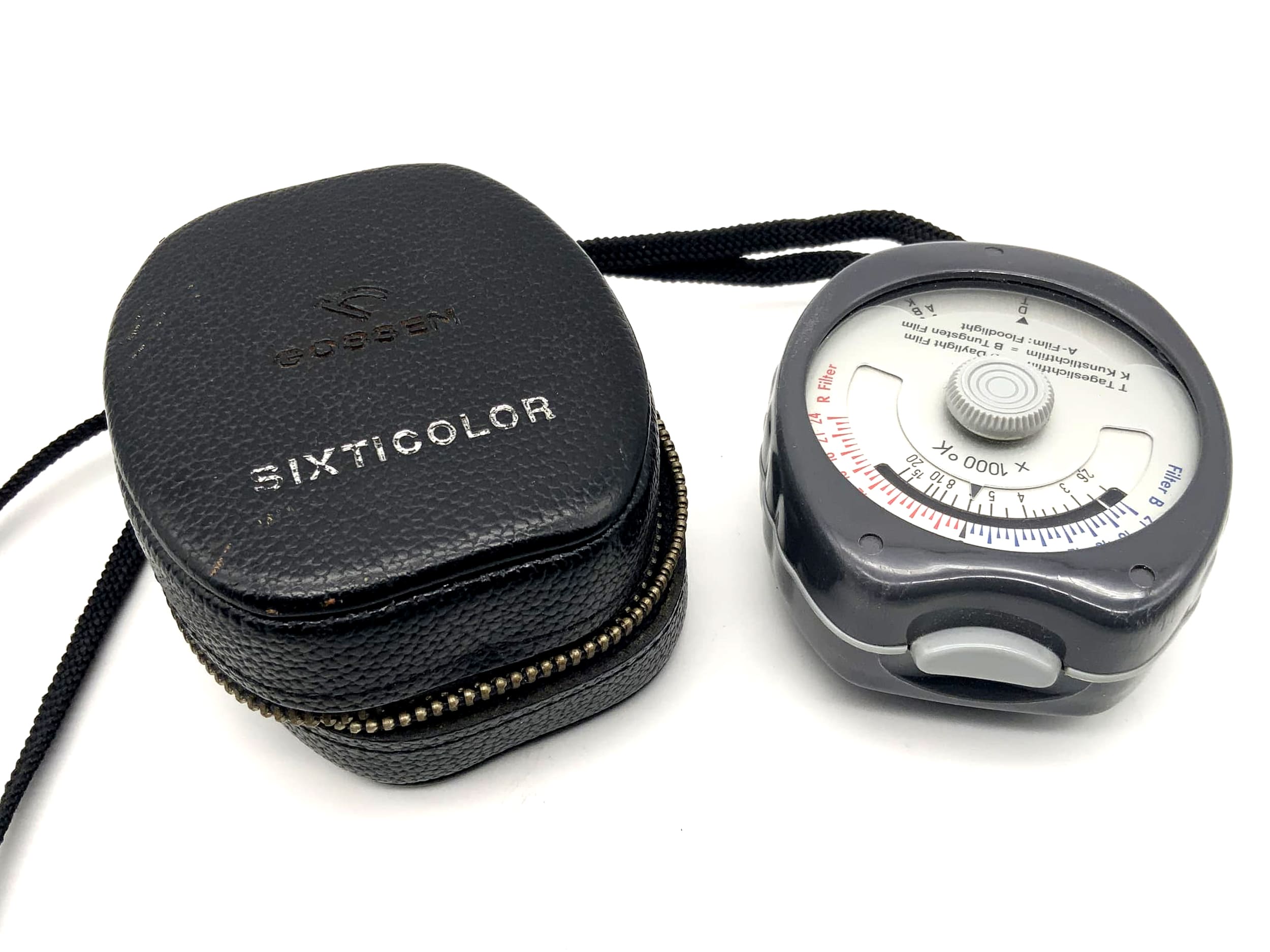 Gossen Sixticolor Belichtungsmesser Farbtemperaturmesser mit Tasche Colormeter