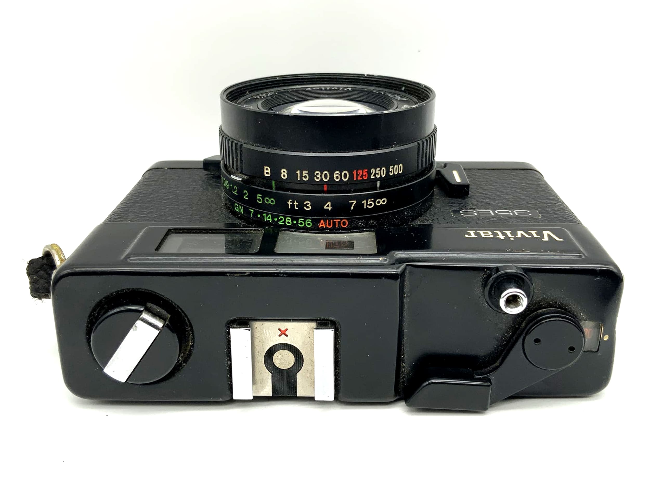 Vivitar 35ES Sucherkamera mit Automatic 40mm 1:1.7 Analogkamera schwarz