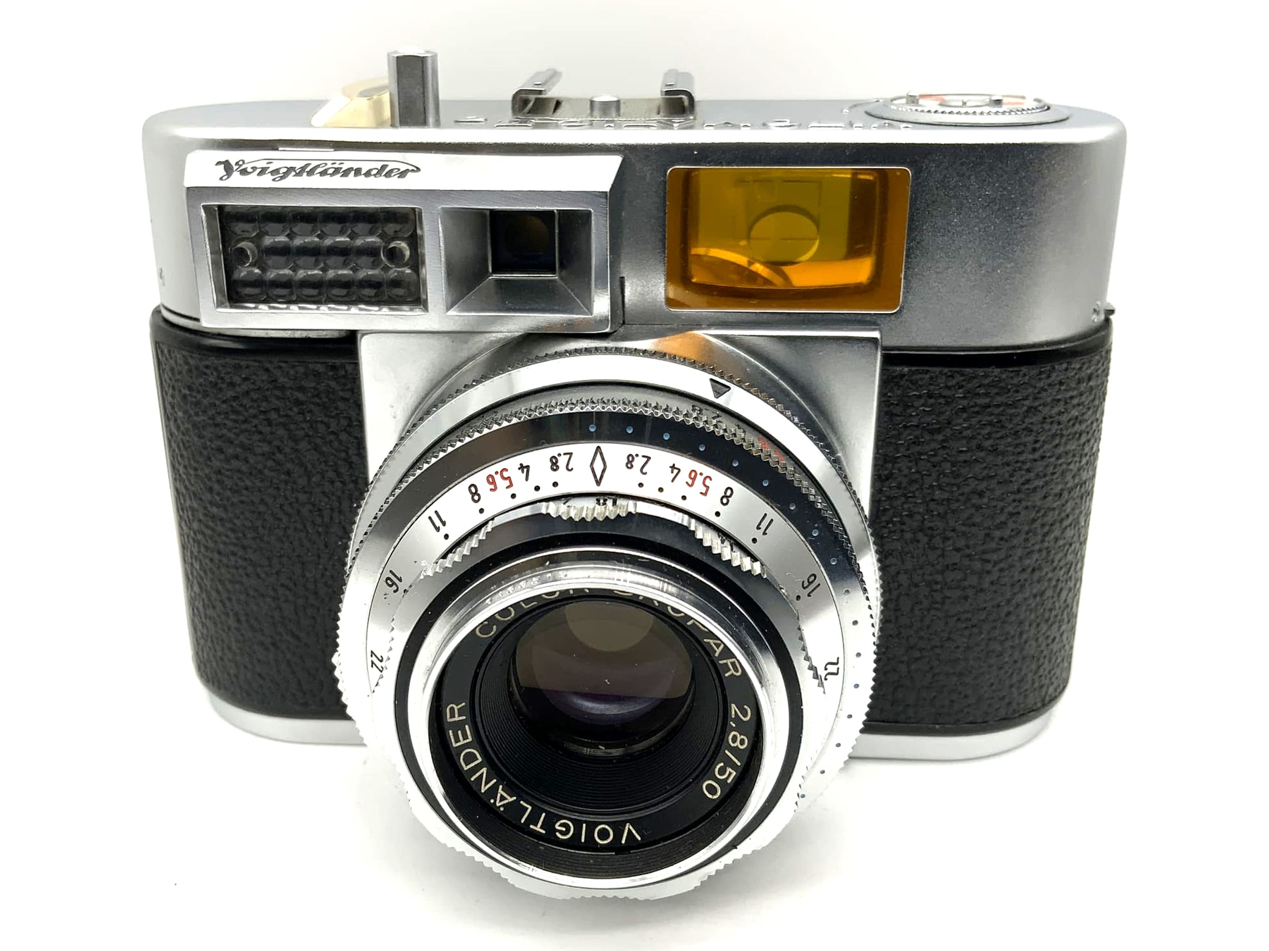 Voigtländer Vitomatic IIa Sucherkamera mit Color-Skopar 2.8/50 Prontor 500 SLK-v