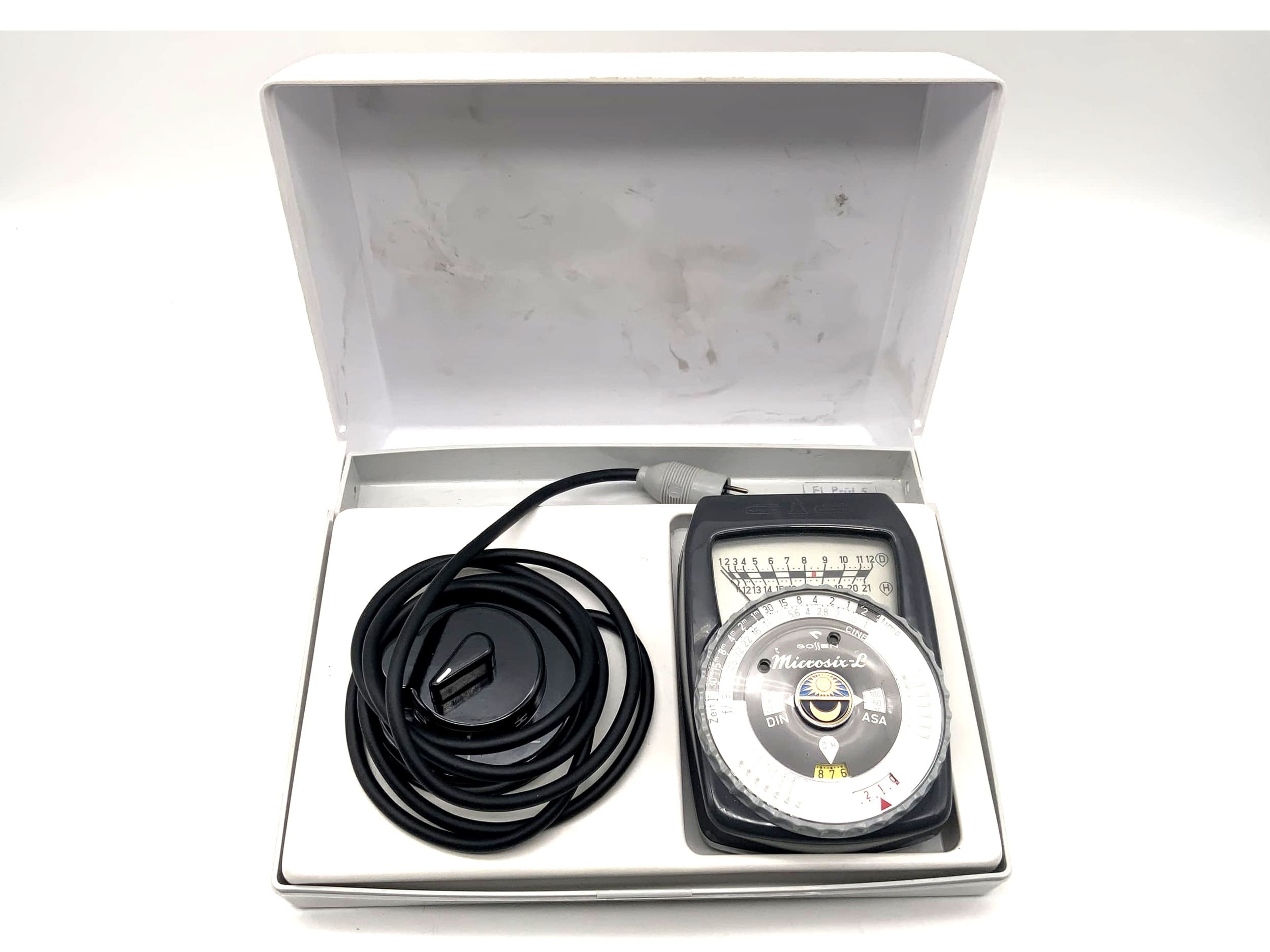 Gossen Microsix L Belichtungsmesser mit OVP Leitz Wetzlar Lichtmesser
