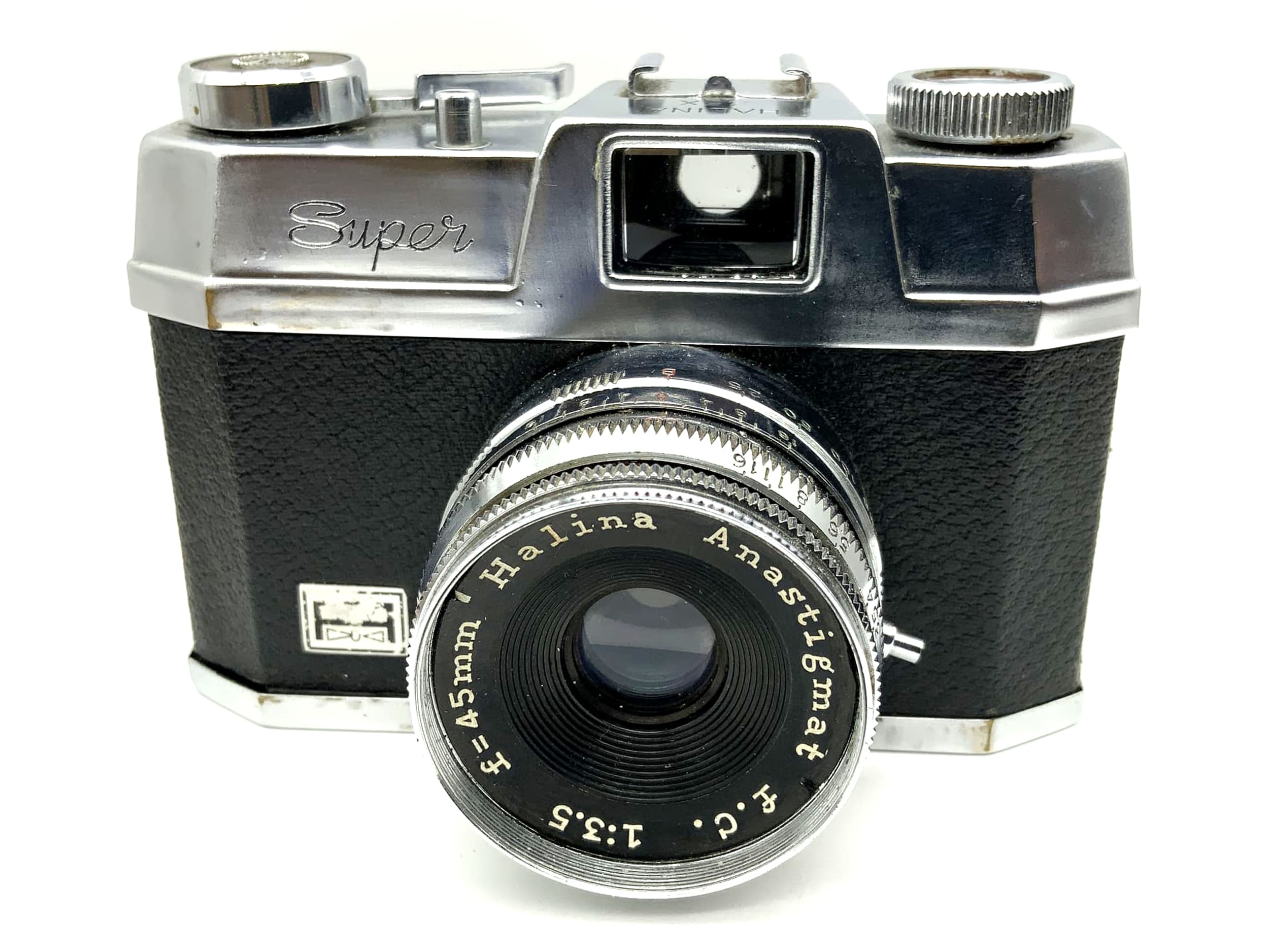 Halina 35x super Sucherkamera mit Anastigmat f.c. 1:3.5 45mm Analogkamera