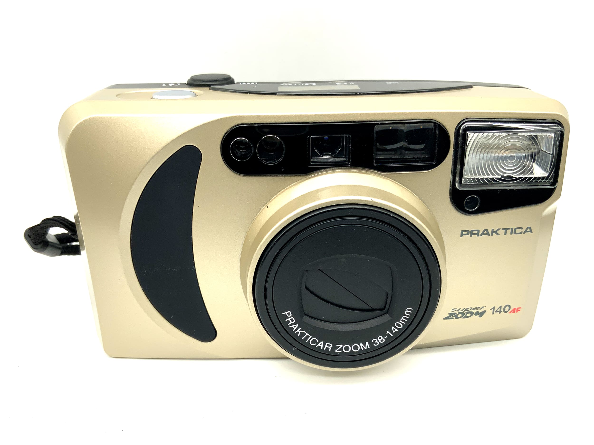 Praktica Super Zoom 140AF Point&Shoot mit Prakticar Zoom 38-140mm Analogkamera