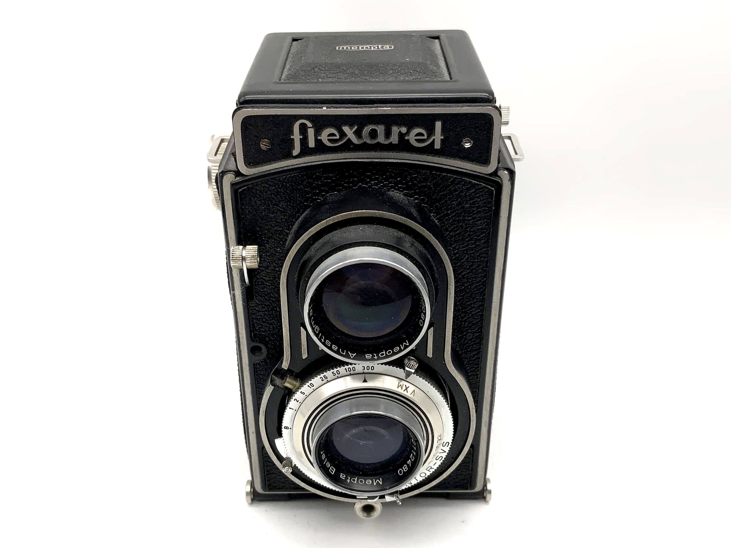 Meopta Flexaret IV TLR mit Belar 1:3.5 f=80mm Prontor-SVS 6x6 zweiäugige Kamera