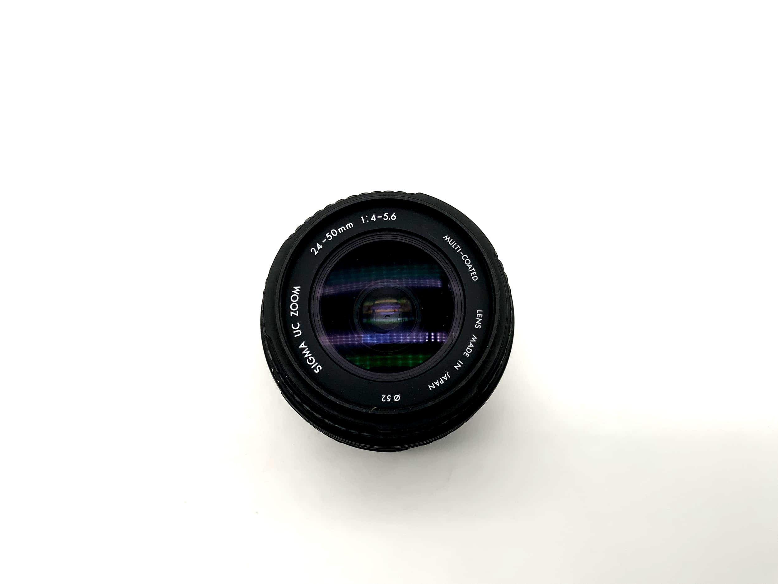 Sigma 24-50mm 1:4-5.6 Objektiv UC Zoom Multi Coated Kamera Lens (Nikon AF)