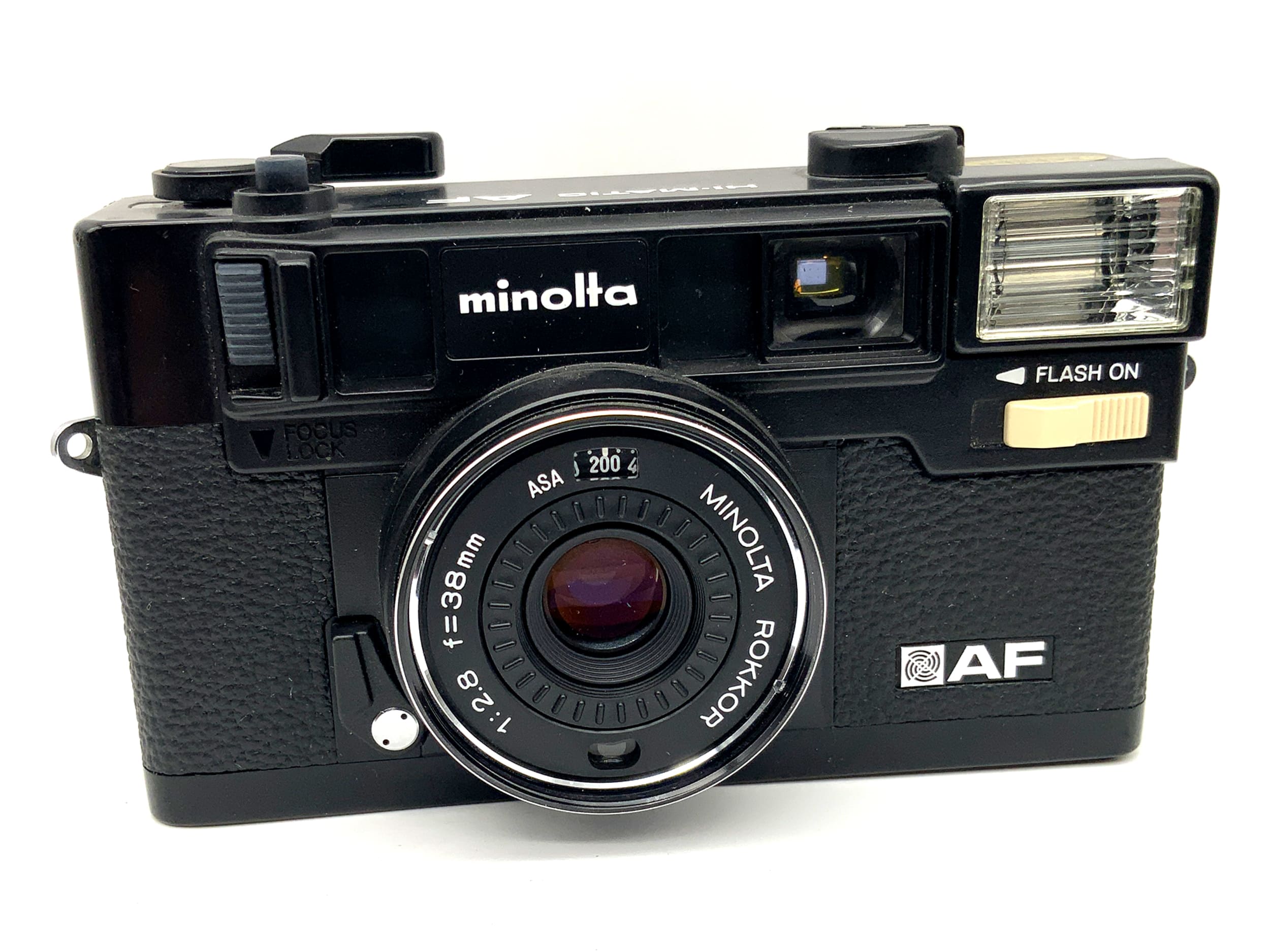 Minolta Hi-Matic AF Point&Shoot mit Rokkor 1:2.8/38mm Analogkamera