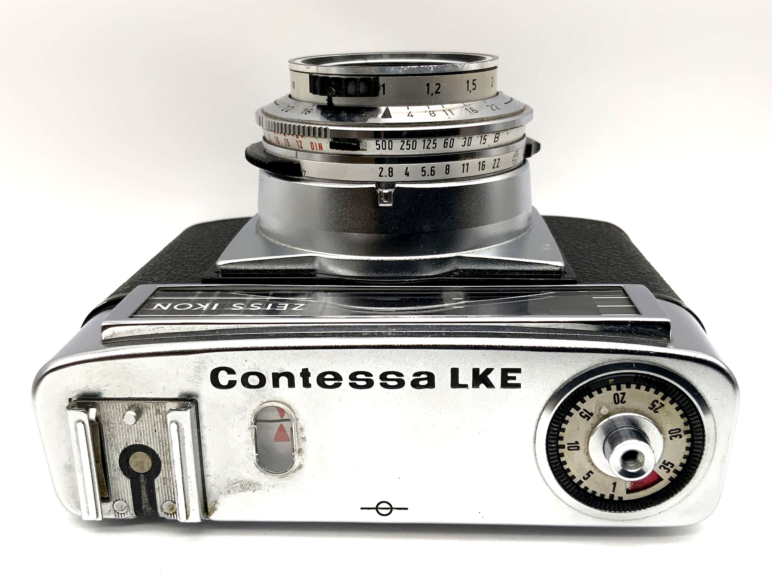 Zeiss Ikon Contessa LKE mit Tessar 1:2.8/50mm Prontor 500 LK !Beli defekt!