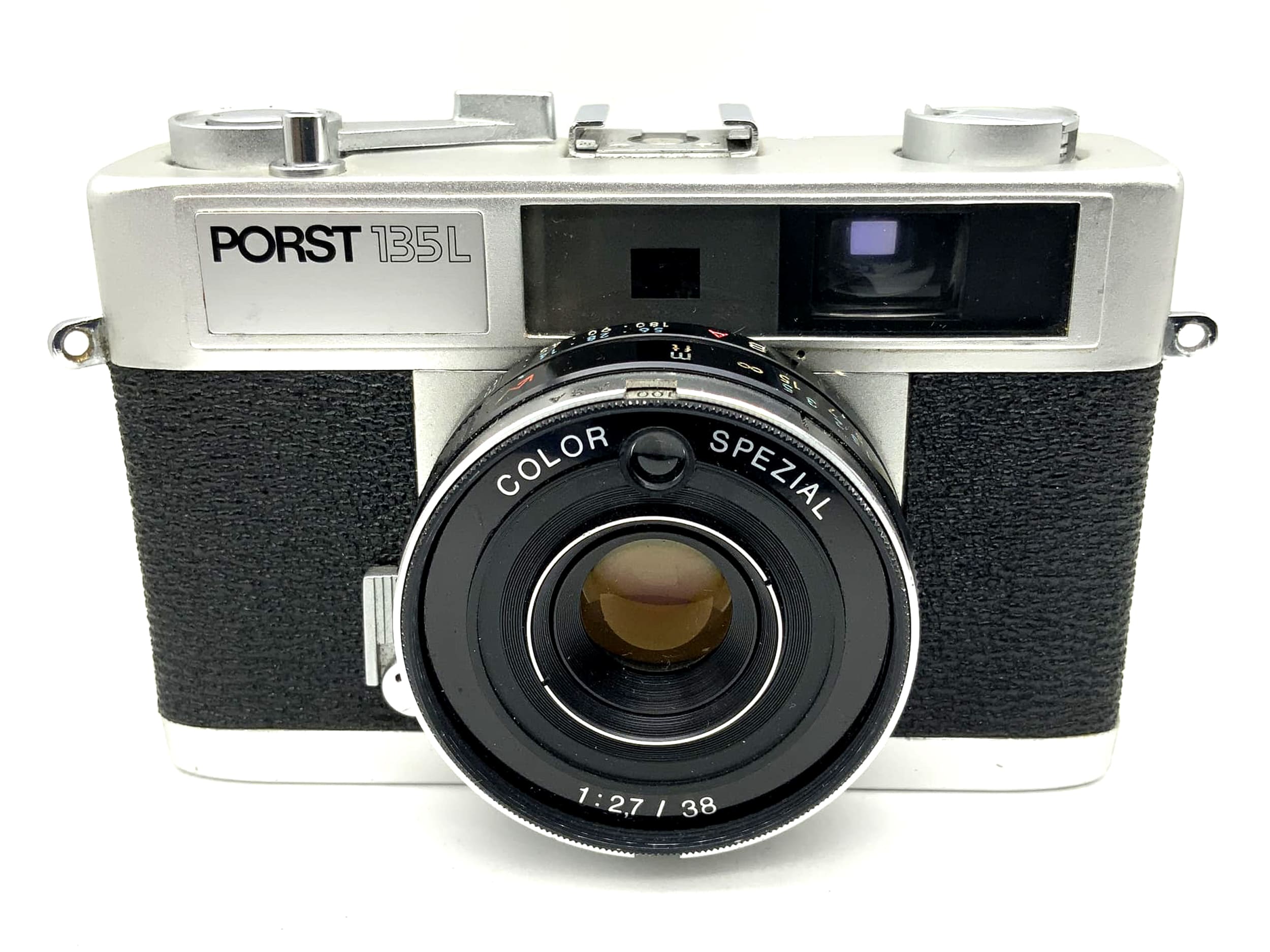 Porst 135L Sucherkamera mit Color Spezial 1:2.7/38 Analogkamera !Beli defekt!