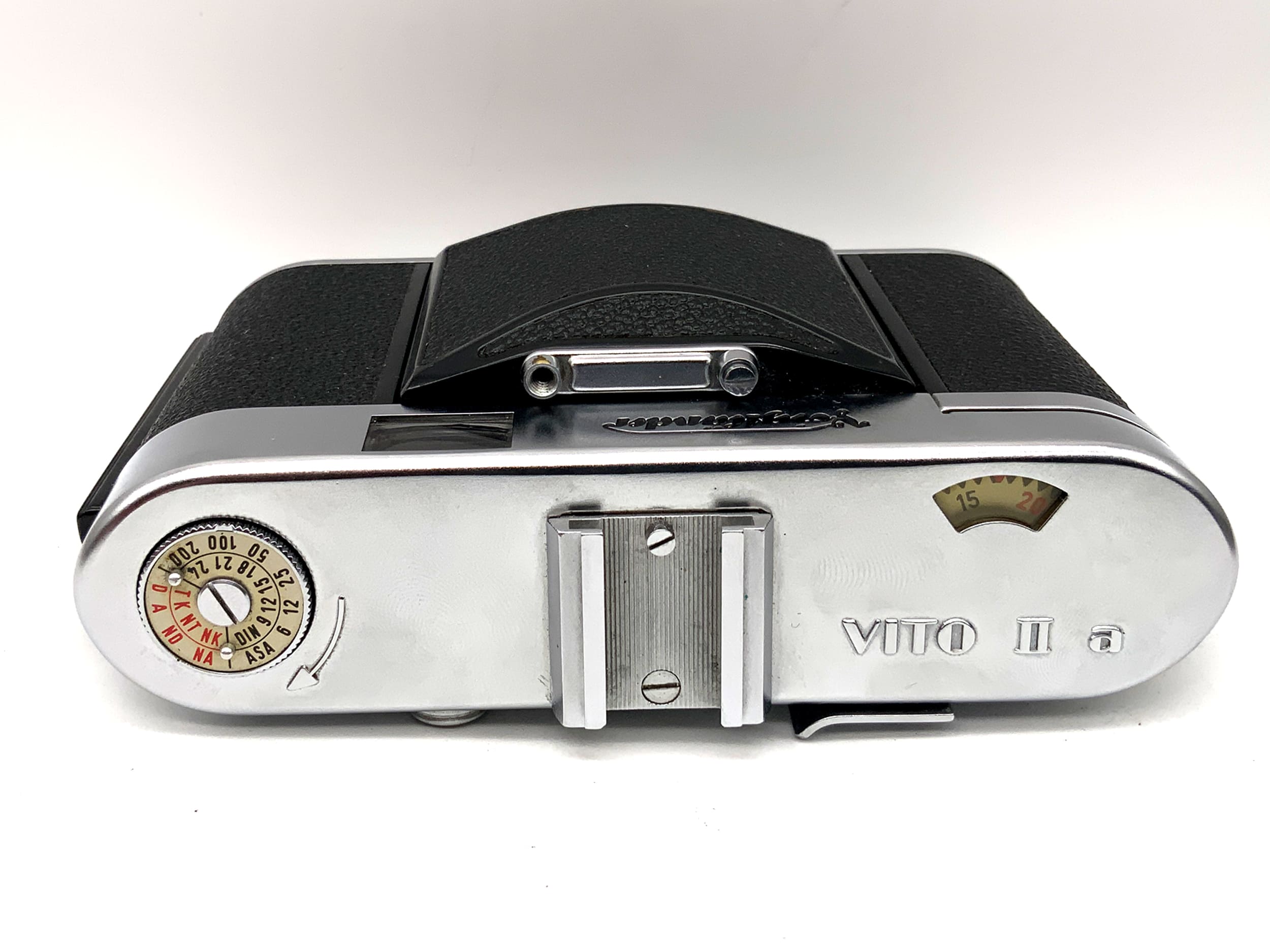 Voigtländer Vito IIa Klappkamera mit Color-Skopar 1:3.5/50 Analogkamera