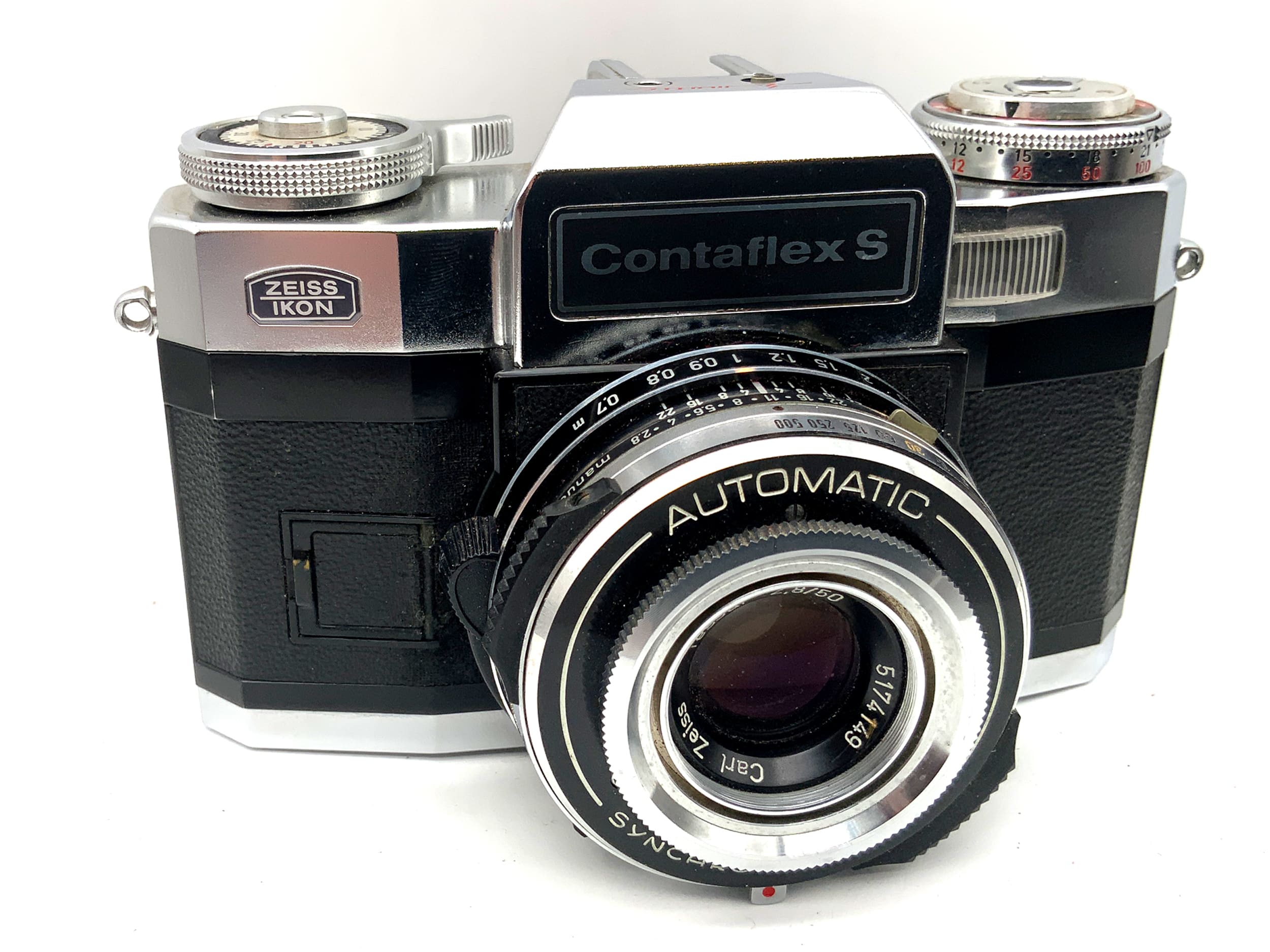 Zeiss Ikon Contaflex S SLR Tessar2.8/50 Synchro-Compur-X 35mm !Beli defekt!