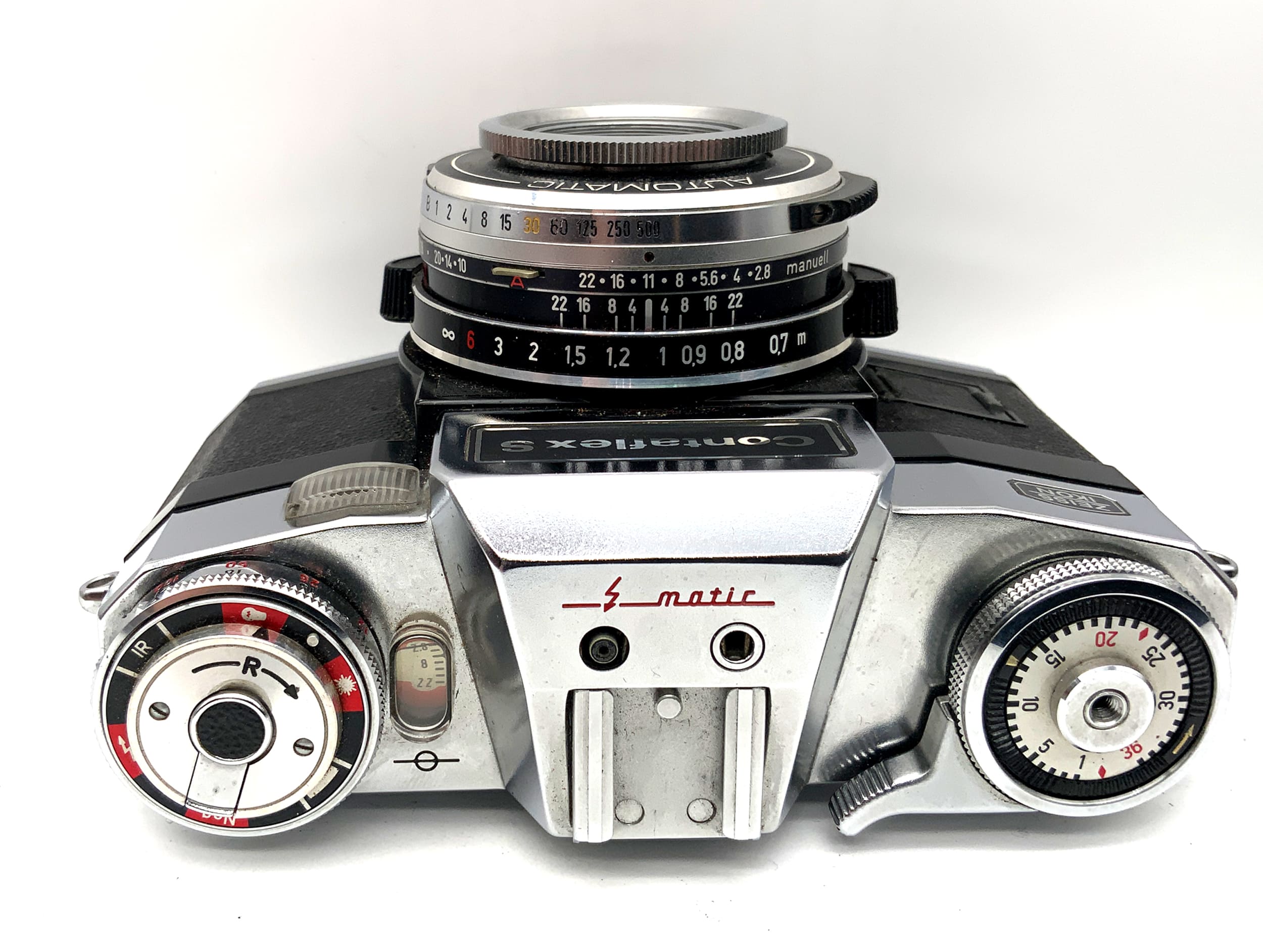 Zeiss Ikon Contaflex S SLR Tessar2.8/50 Synchro-Compur-X 35mm !Beli defekt!