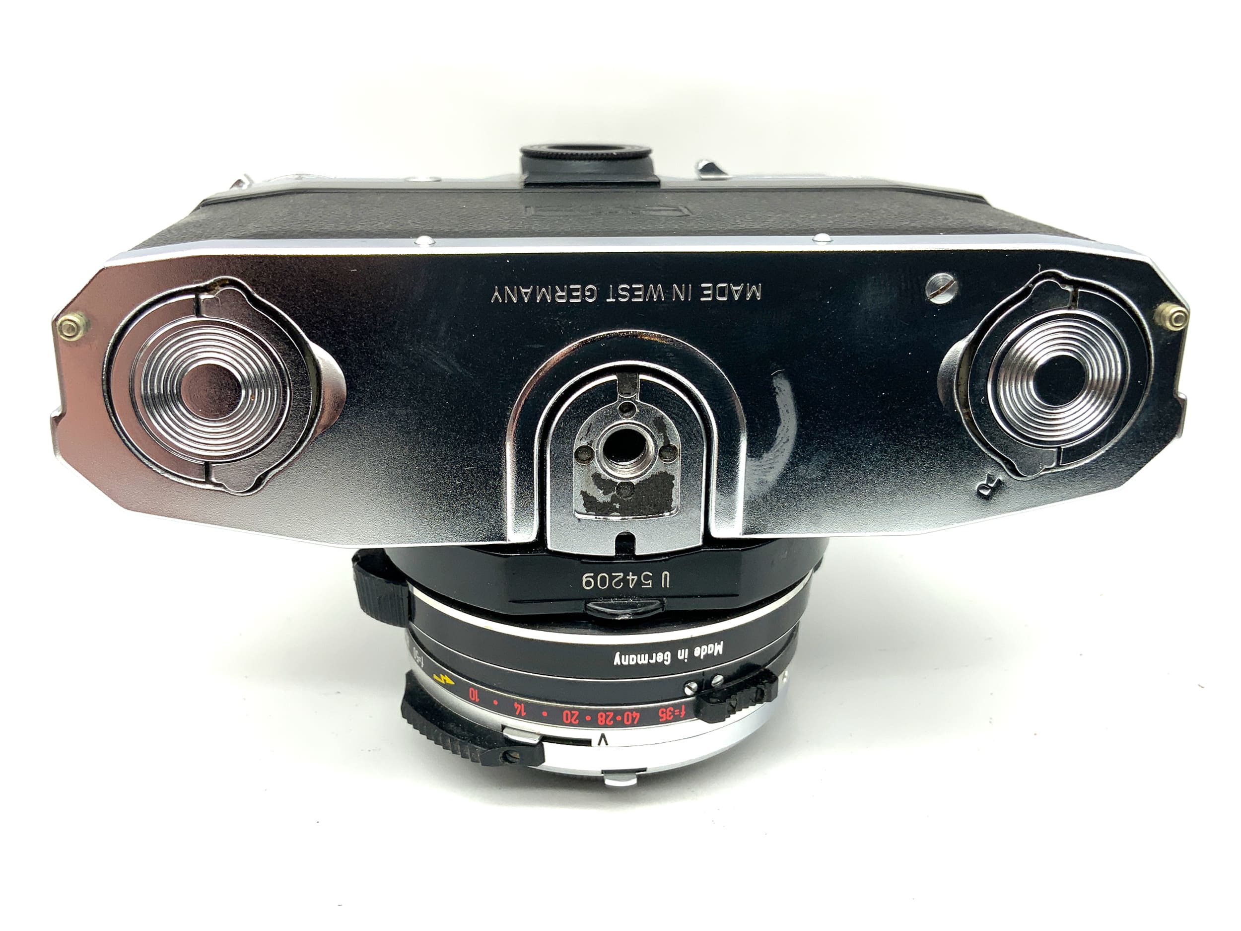 Zeiss Ikon Contaflex S SLR Tessar2.8/50 Synchro-Compur-X 35mm !Beli defekt!