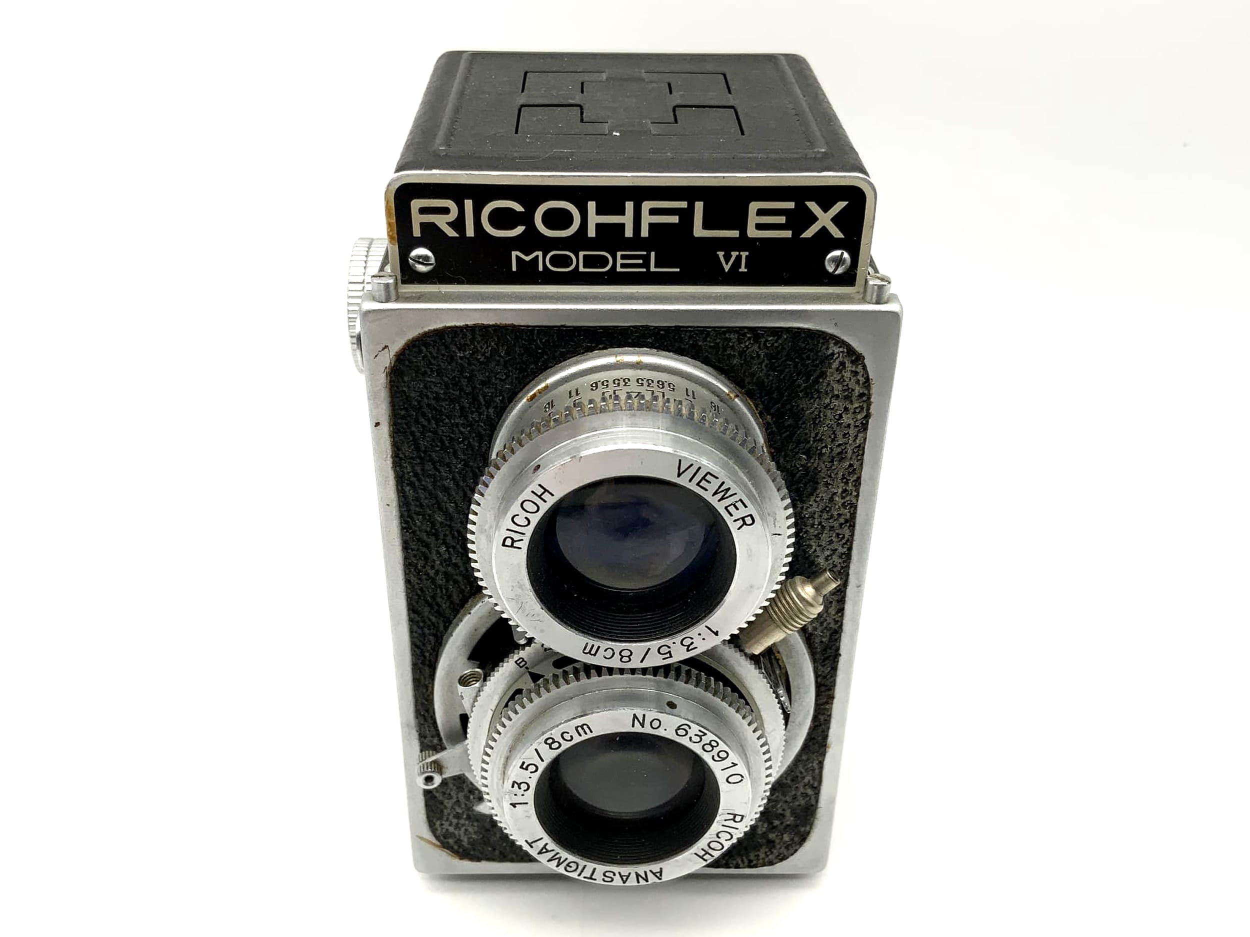 Ricohflex Model VI TLR mit Anastigmat 1:3.5/8cm Riken-X 6x6 zweiäugige Kamera
