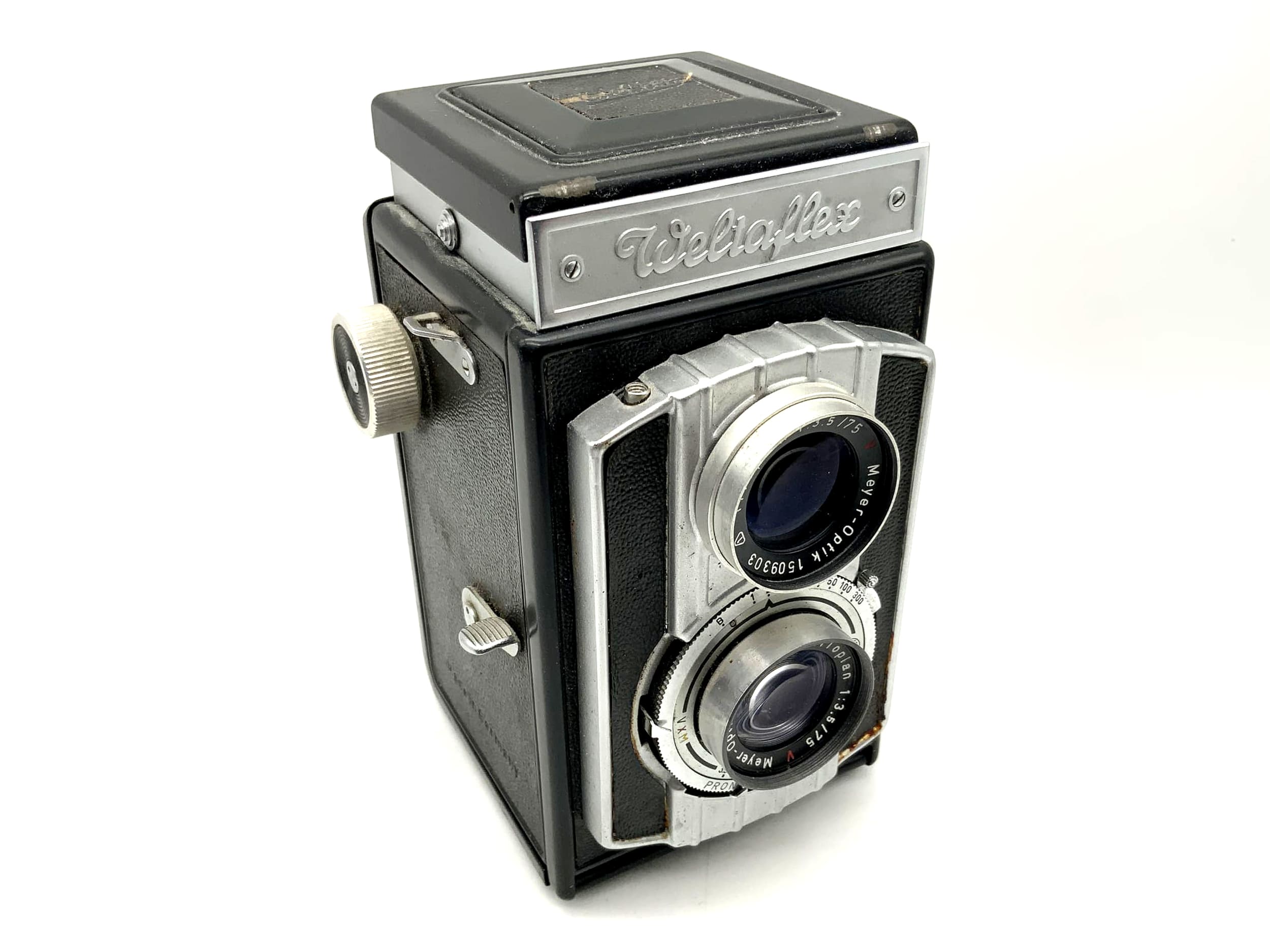 Welta Weltaflex TLR mit Meyer Optik Trioplan 1:3.5/75 red V Prontor-SVS