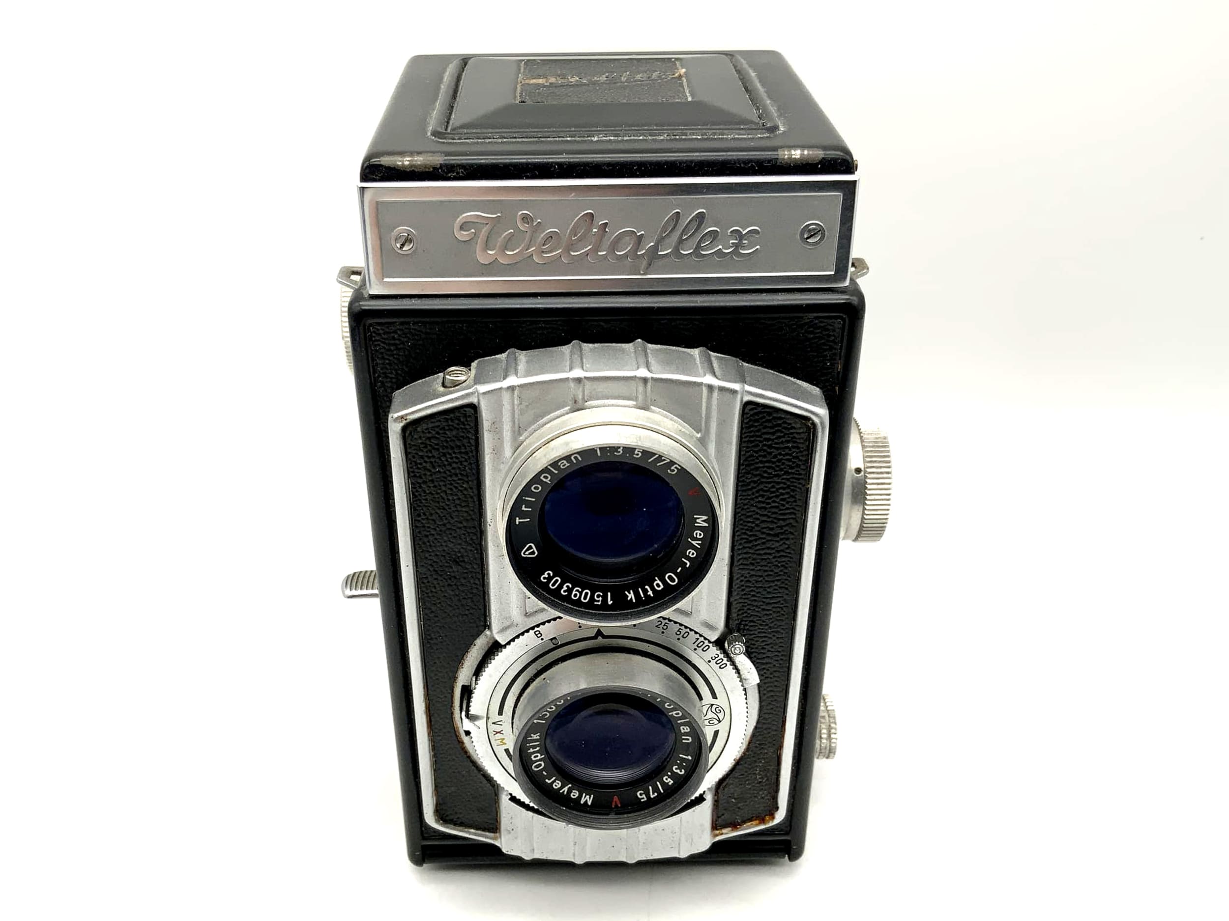 Welta Weltaflex TLR mit Meyer Optik Trioplan 1:3.5/75 red V Prontor-SVS