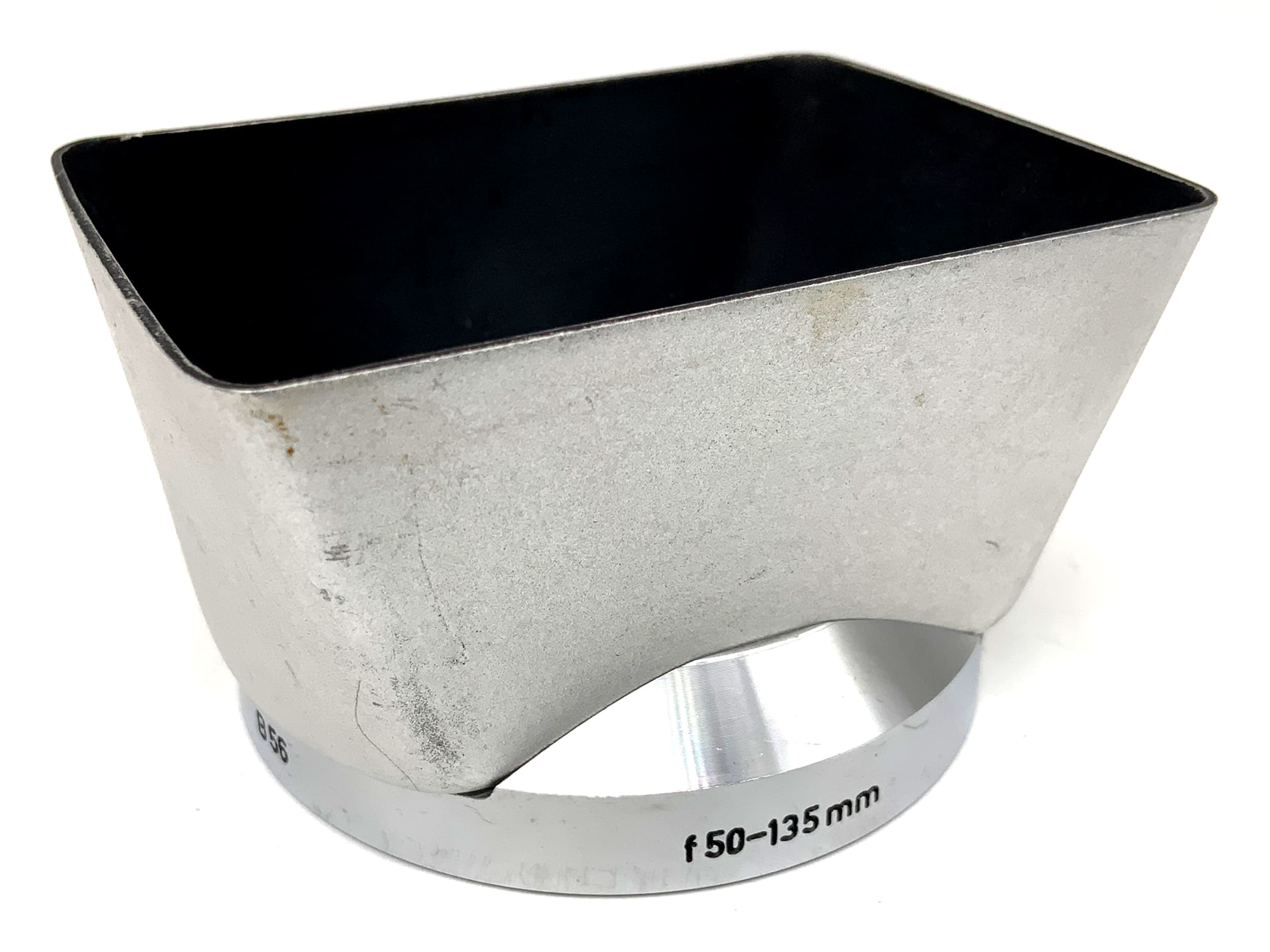 Zeiss Ikon B56 Gegenlichtblende f 50-135mm Contarex metall silber Sonnenblende