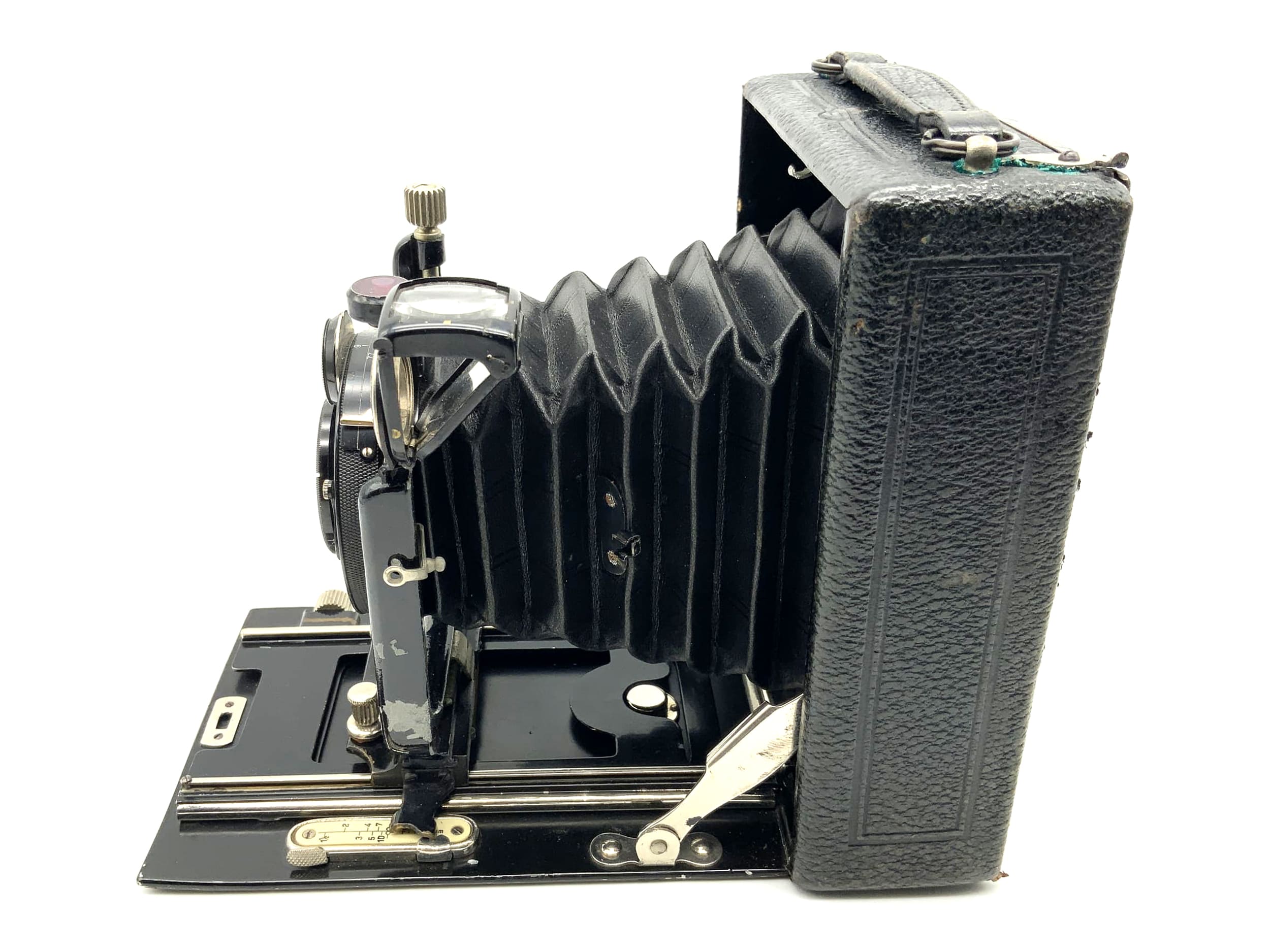 Plattenkamera Steinheil D.Anastigmat Unofokal 4.5 /13,5cm 9x12 135mm Compur