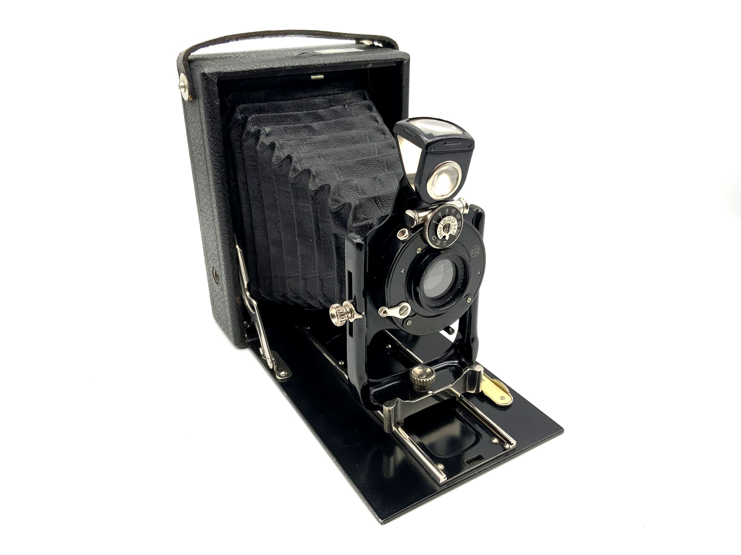 Ica Dresden Plattenkamera Rodenstock D. Anastigmat Eurynar 1:6.8 f=13.5cm 9x12