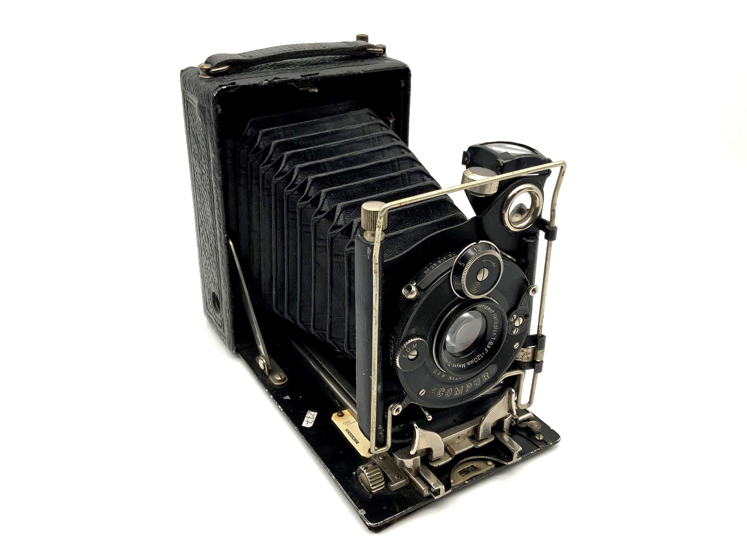 Busch Plattenkamera mit Meyer Görlitz Doppel-Anastigmat Heliopan 1:6.8 6x9