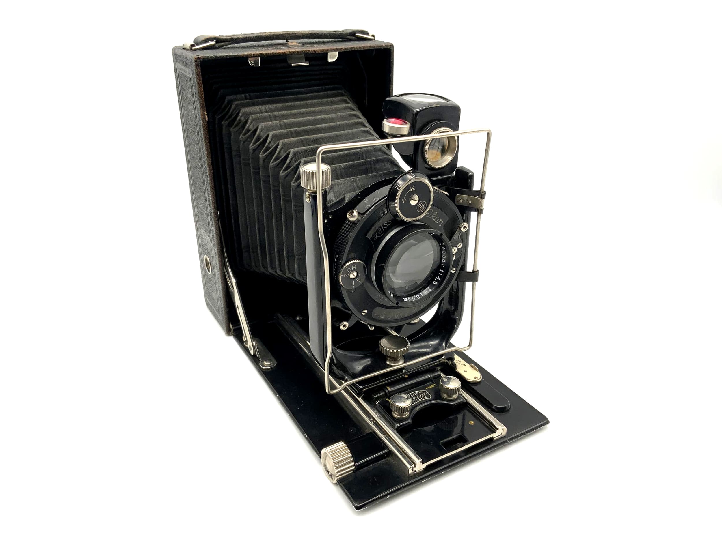 Zeiss Ikon Plattenkamera mit Carl Zeiss Tessar 1:4.5 F=13,5cm 9x12 Donata 227/3