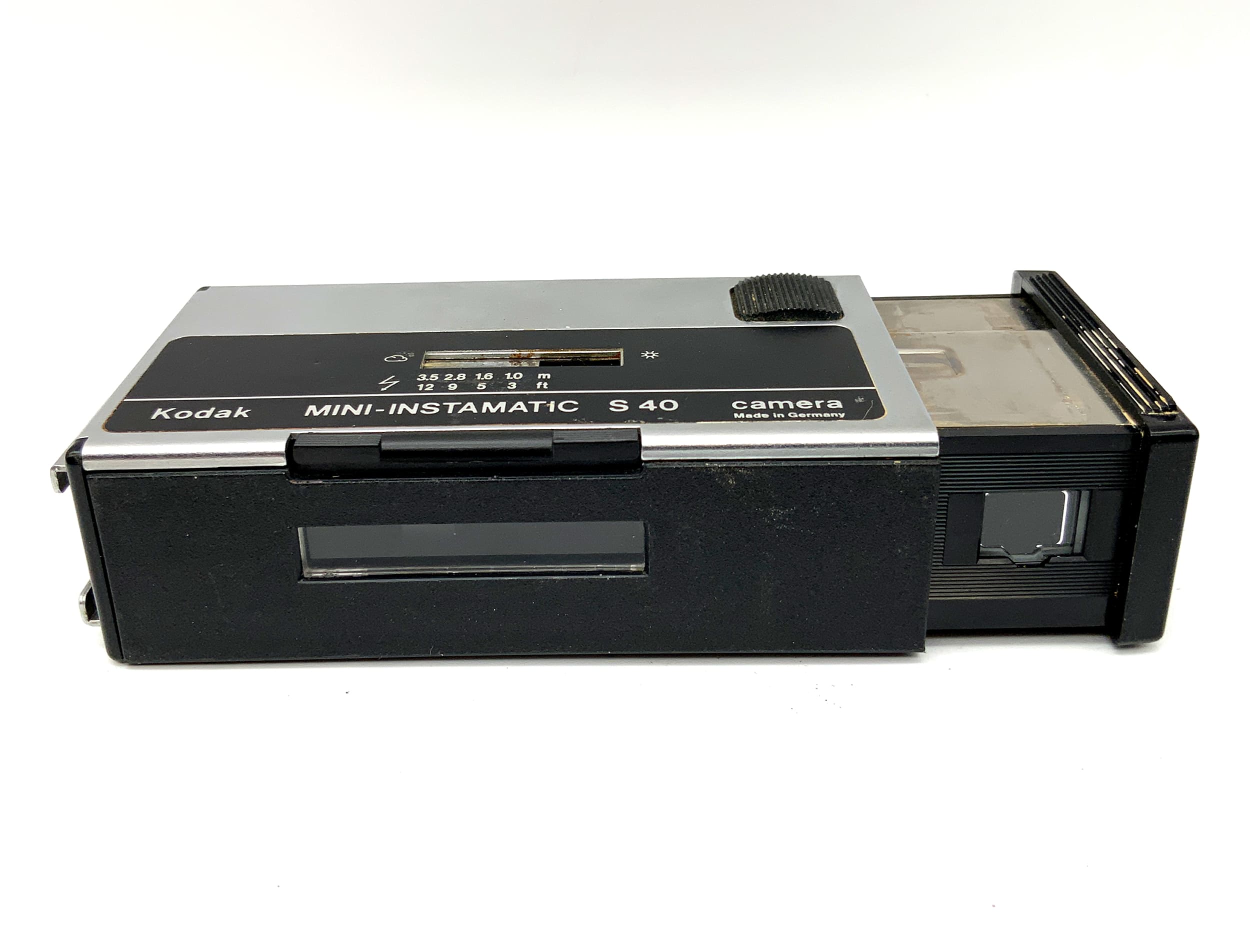 Kodak Mini-Instamatic S40 Sucherkamera mit Reomar 5.6/25 Miniatuarkamera