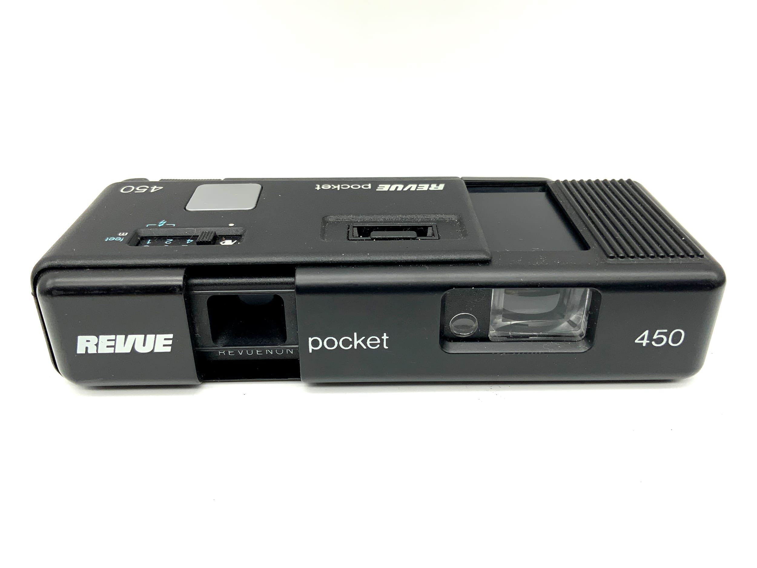 Revue Pocket 450 Sucherkamera mit Revuenon Miniatuarkamera Analogkamera