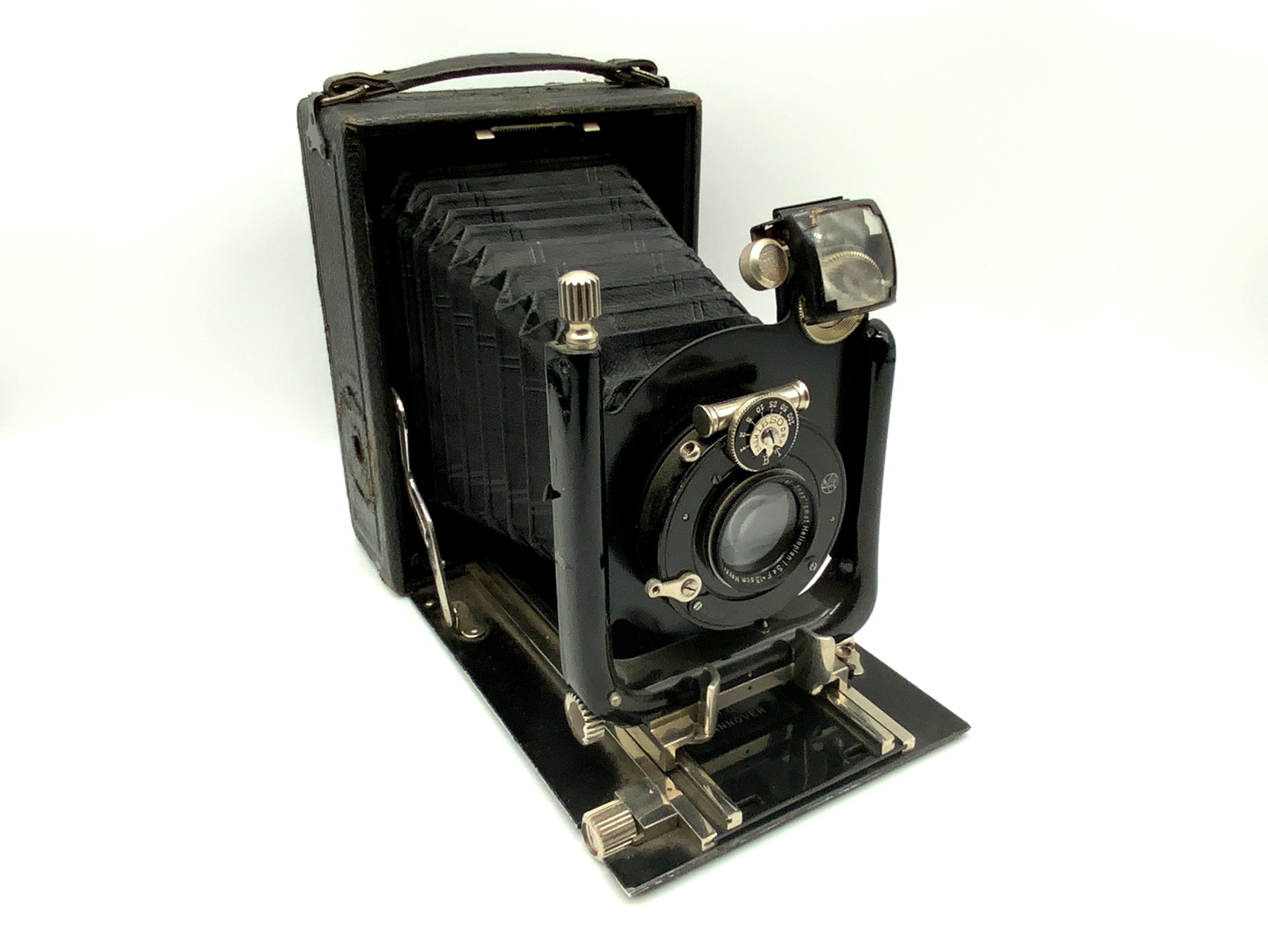 Orion Plattenkamera mit Doppel-Anastigmat Helioplan 1:5.4/13,5cm Analogkamera