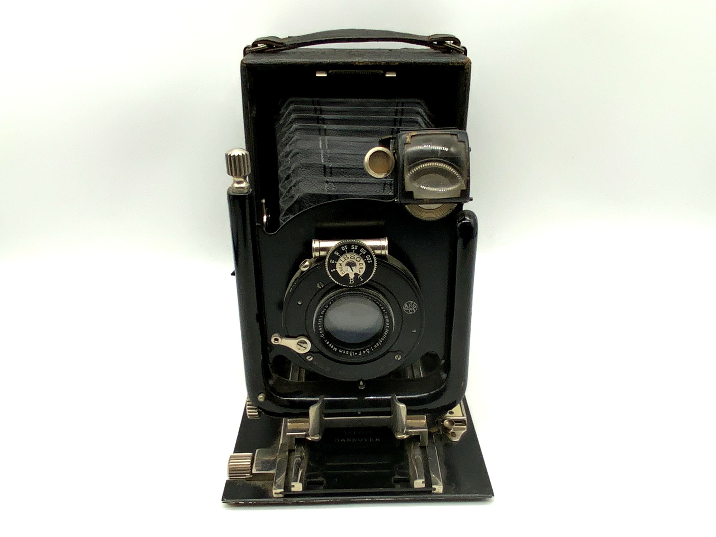 Orion Plattenkamera mit Doppel-Anastigmat Helioplan 1:5.4/13,5cm Analogkamera