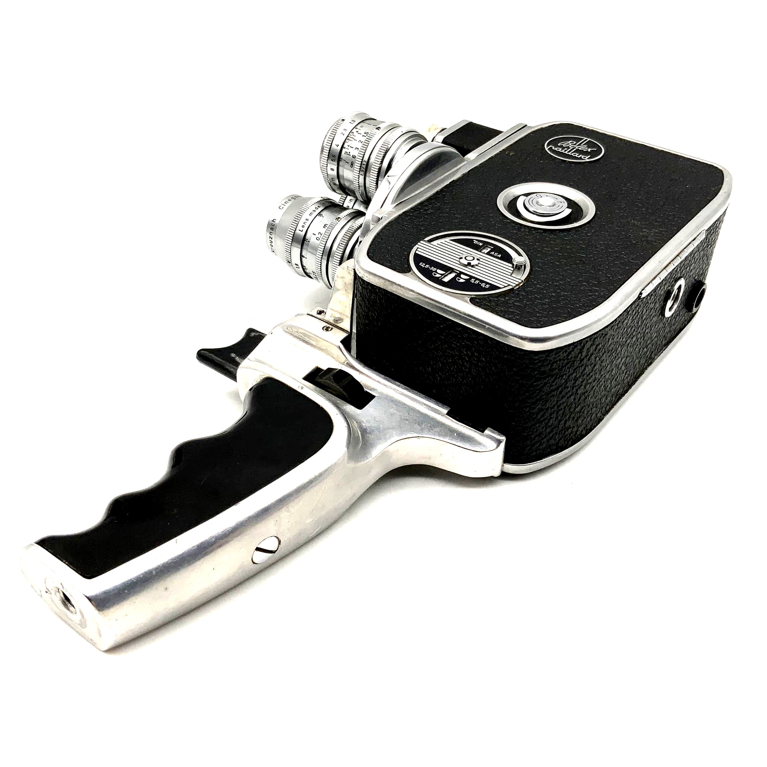 Bolex D8L Paillard Filmkamera mit Xenar, Xenoplan, Cinegon Super 8 Kamera