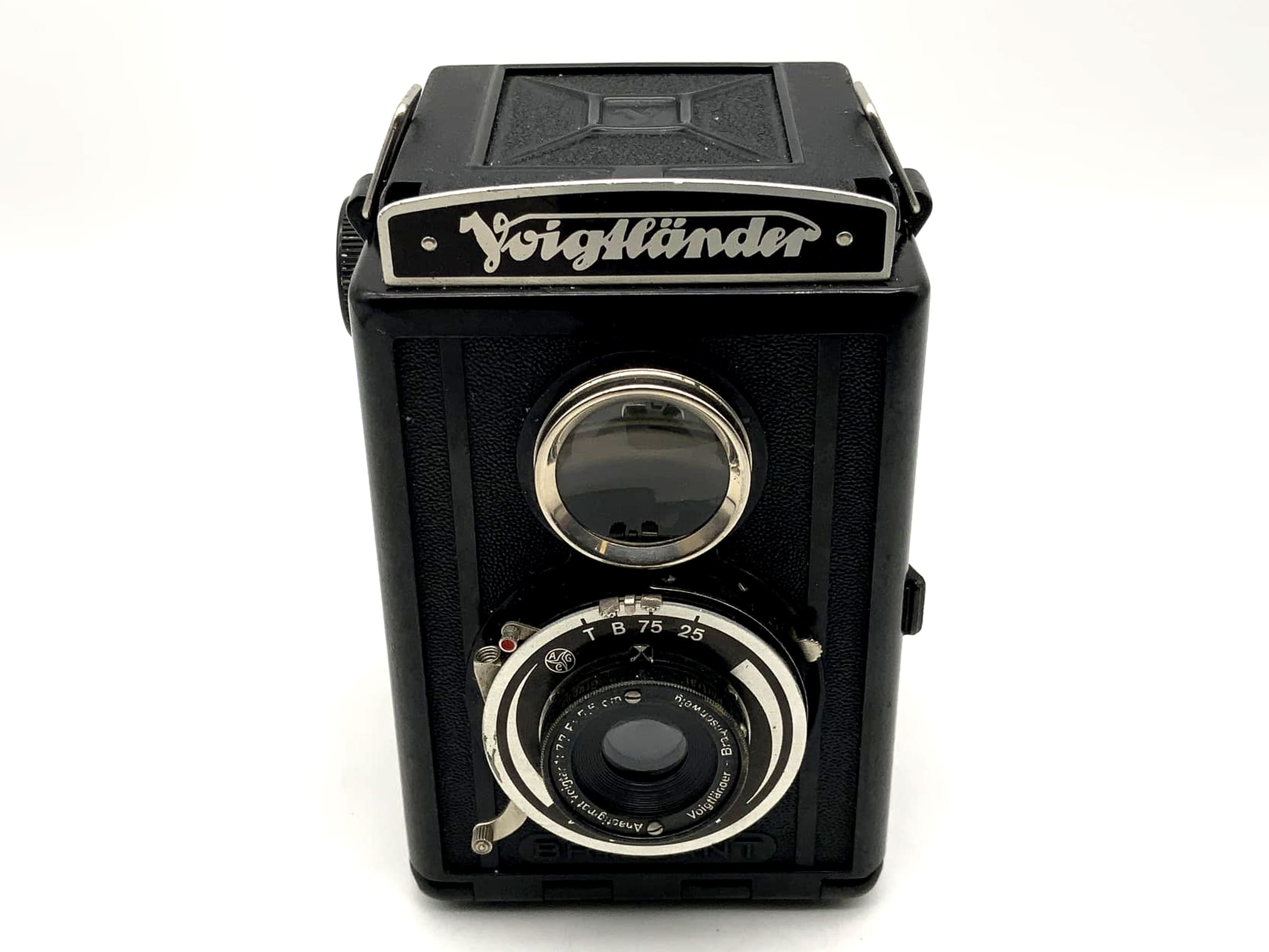 Voigtländer Brillant TLR mit Anastigmat Voigtar 1:7.7 F=7,5cm zweiäugige Kamera