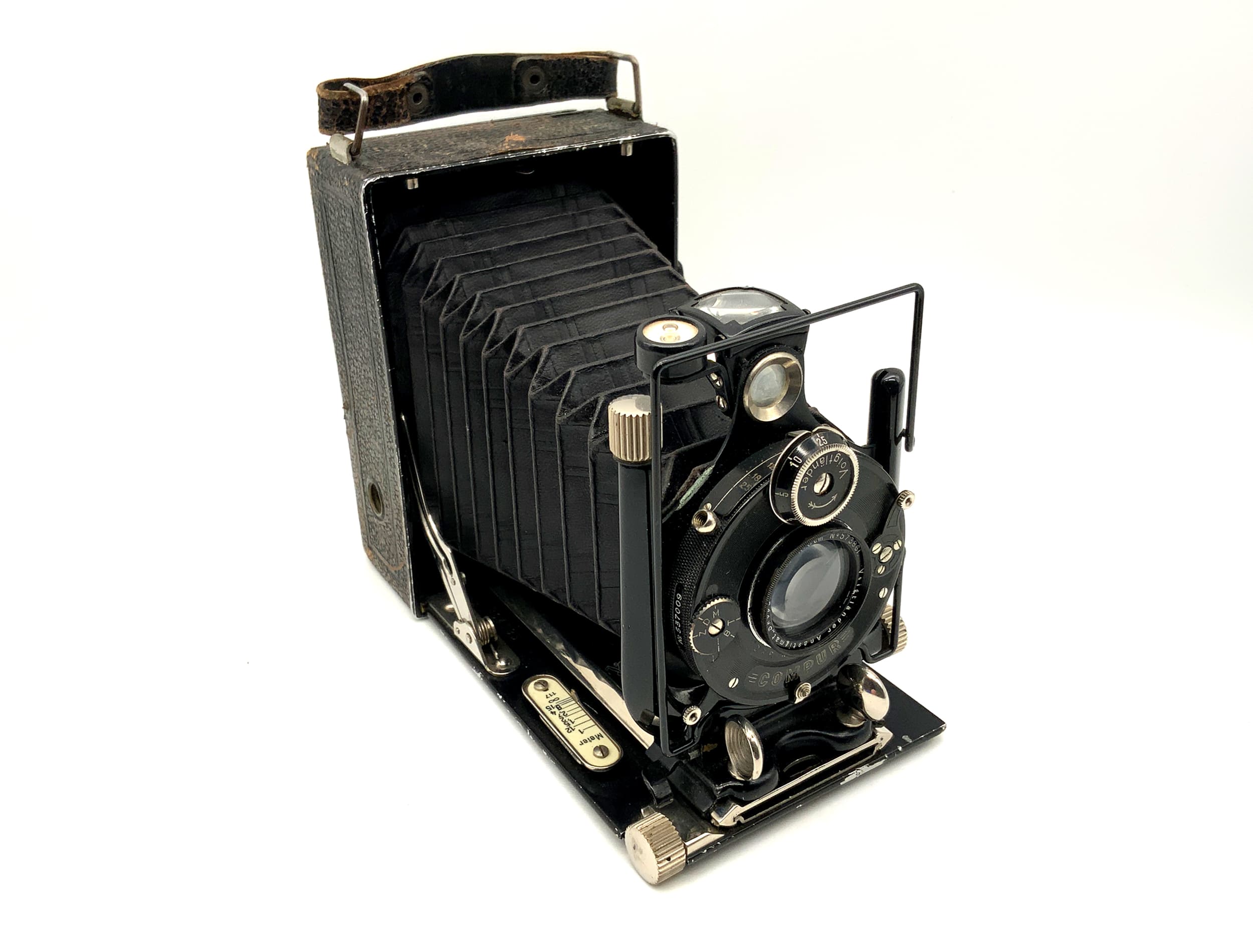 Voigtländer Avus Plattenkamera mit Anastigmat Skopar 1:4.5 F=10,5cm Compur 0