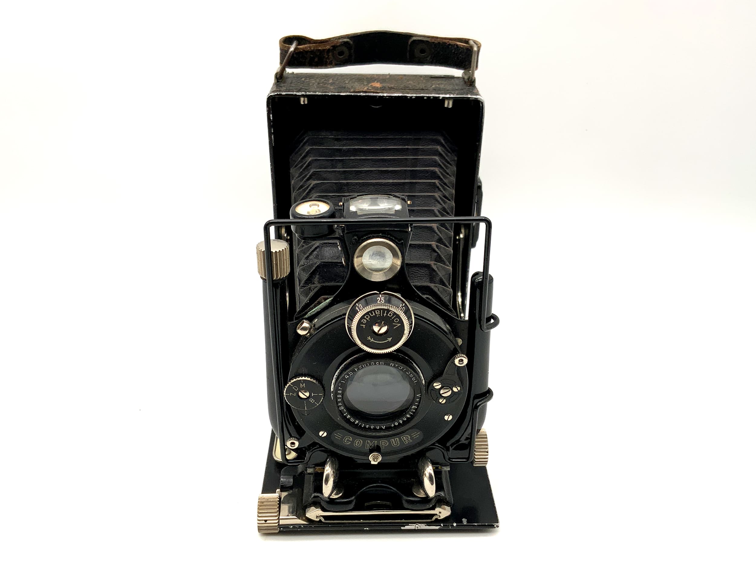 Voigtländer Avus Plattenkamera mit Anastigmat Skopar 1:4.5 F=10,5cm Compur 0