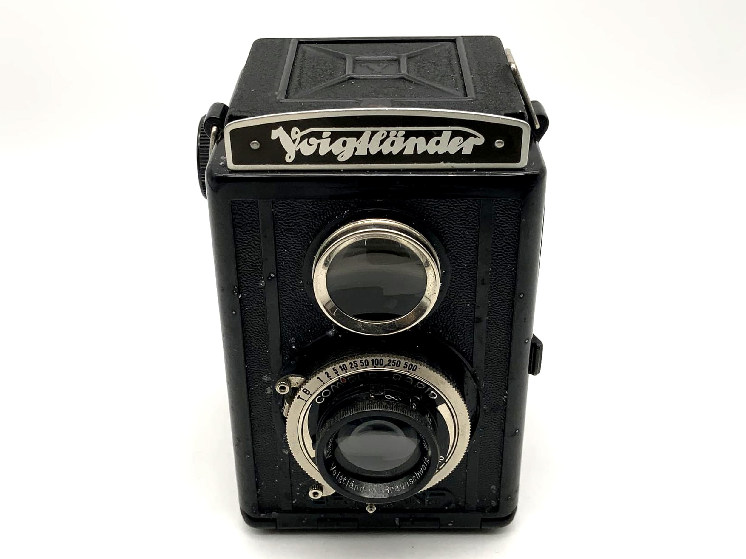 Voigtländer Brillant TLR mit Anastigmat Voigtar 1:7.7 F=7,5cm Compur-Rapid