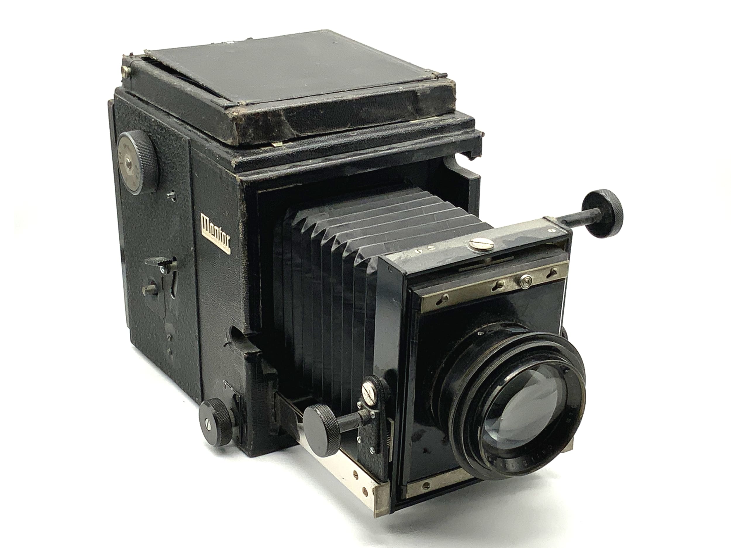 Mentor Atelier-Reflex Plattenkamera mit Tessar 1:4.5 f=25cm SLR Analogkamera