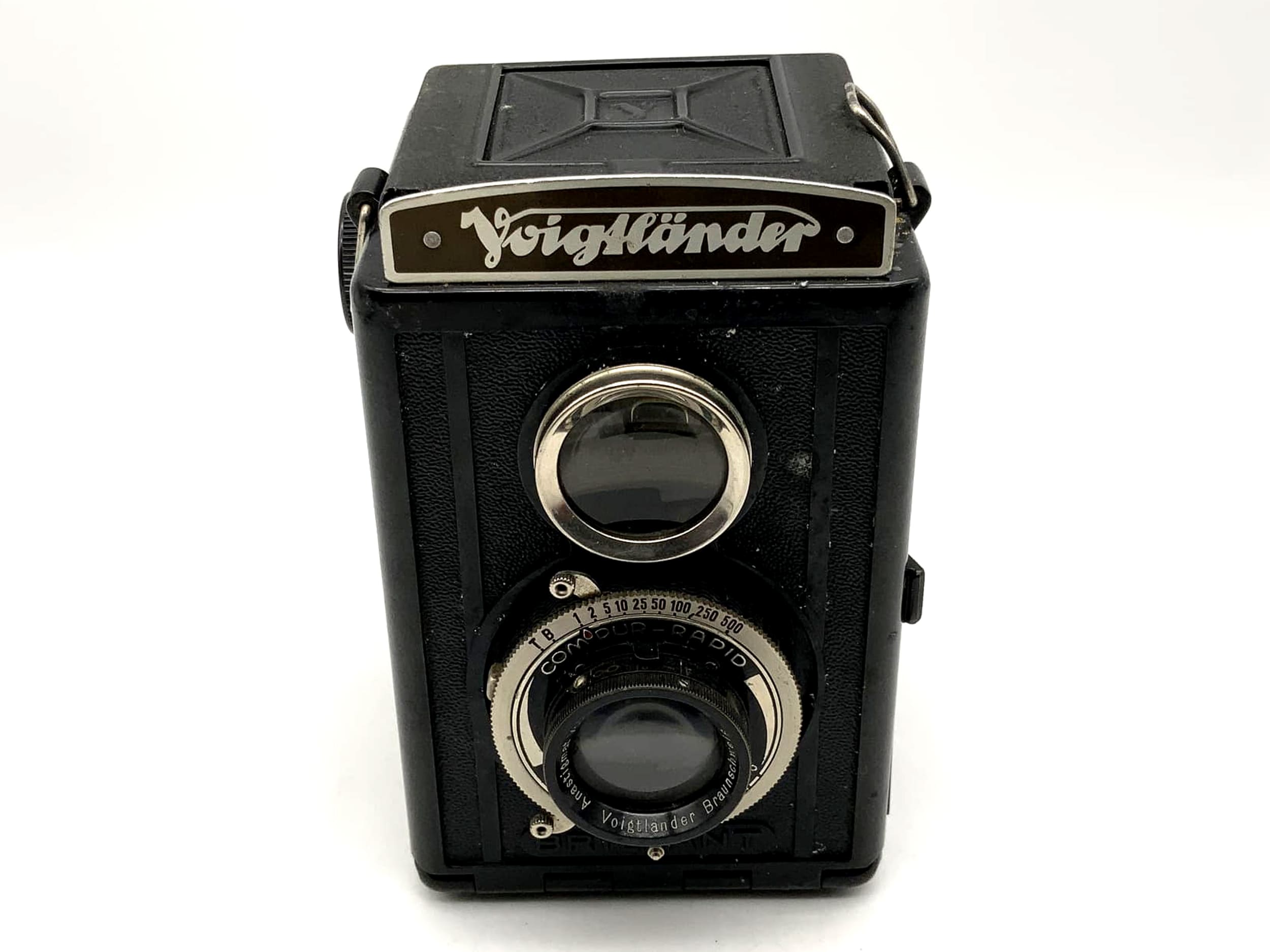 Voigtländer Brillant TLR mit Anastigmat Voigtar 1:3.5 /7,5cm Compur-Rapid Defekt