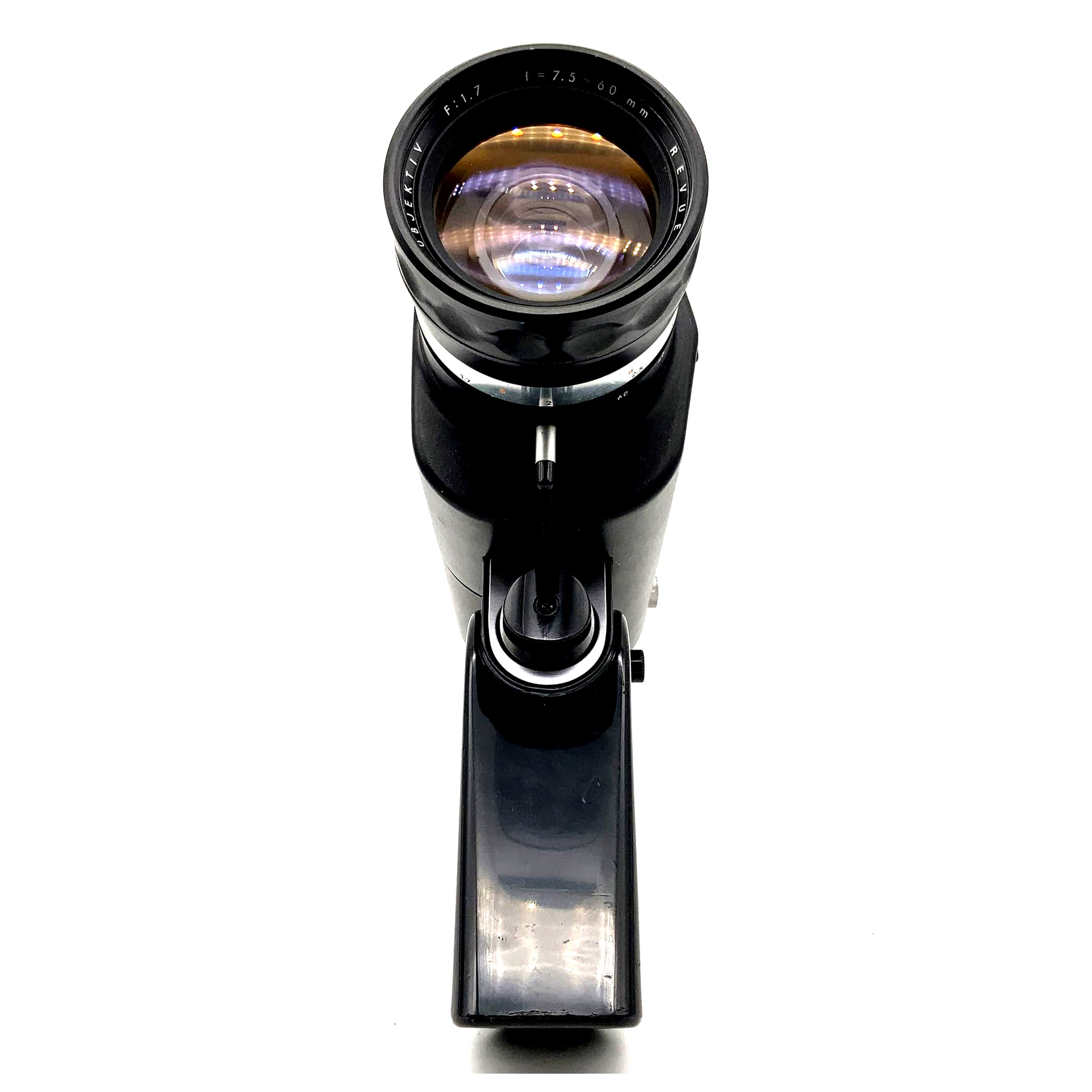 Revue cockpit S/8R Filmkamera mit Reflex Zoom F:1.7 f=7.5-60mm Super 8 Kamera