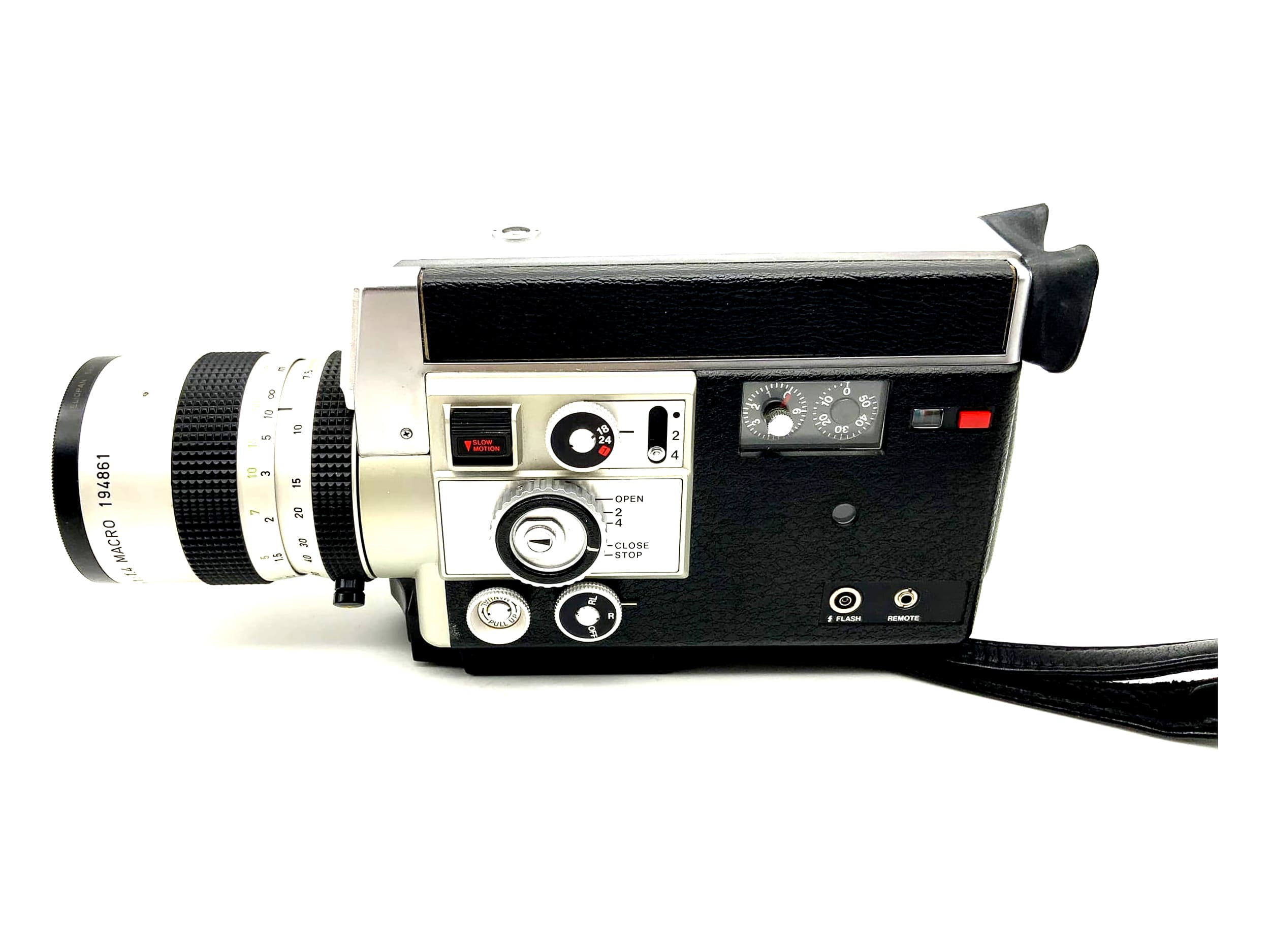 Canon Auto Zoom 814 Electronic Filmkamera C-8 7.5-60mm 1:1.4 Macro Super 8