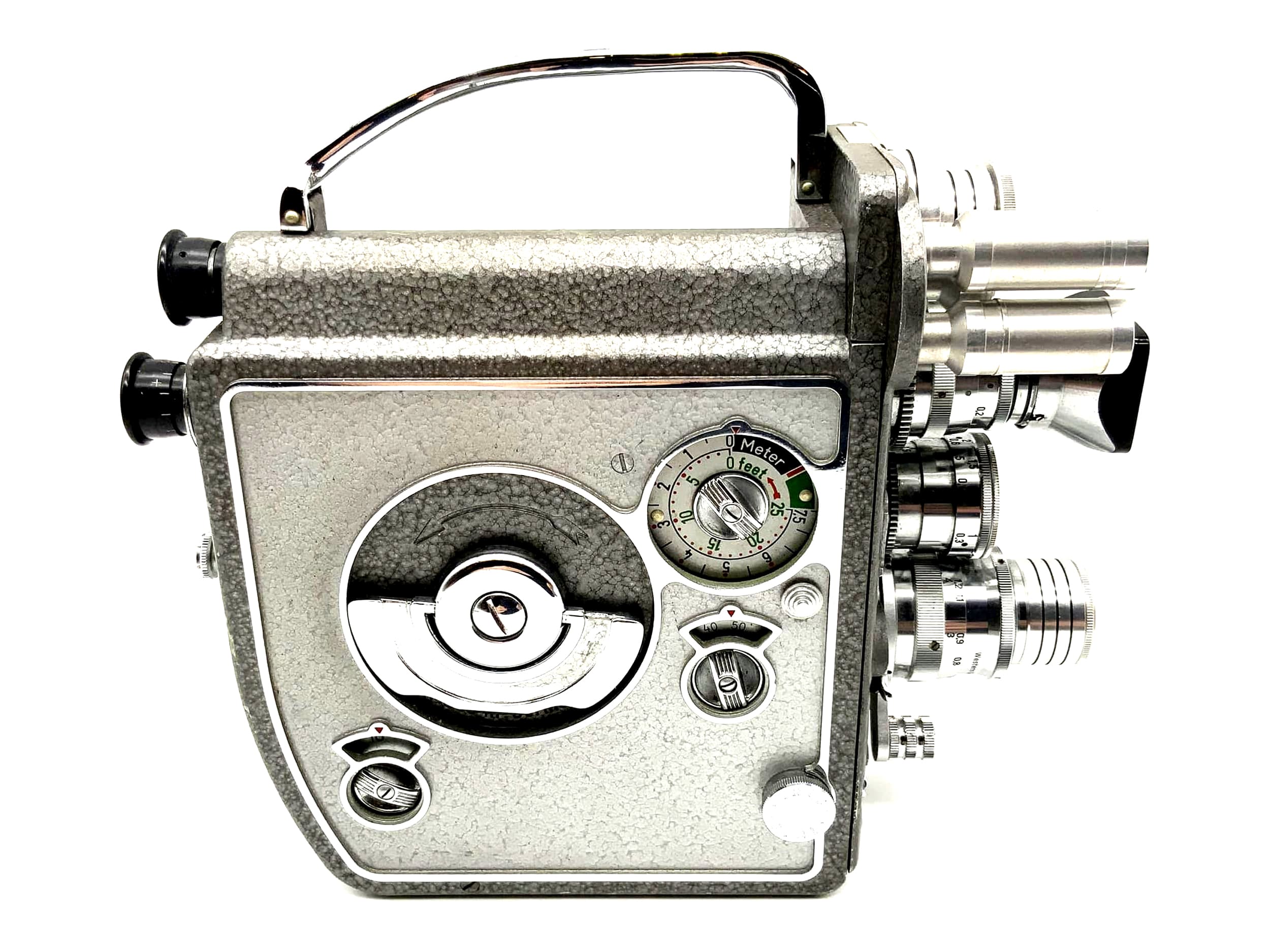 Braun Nizo Heliomatic 8 Reflex Filmkamera mit Objektiven Super 8 Kamera